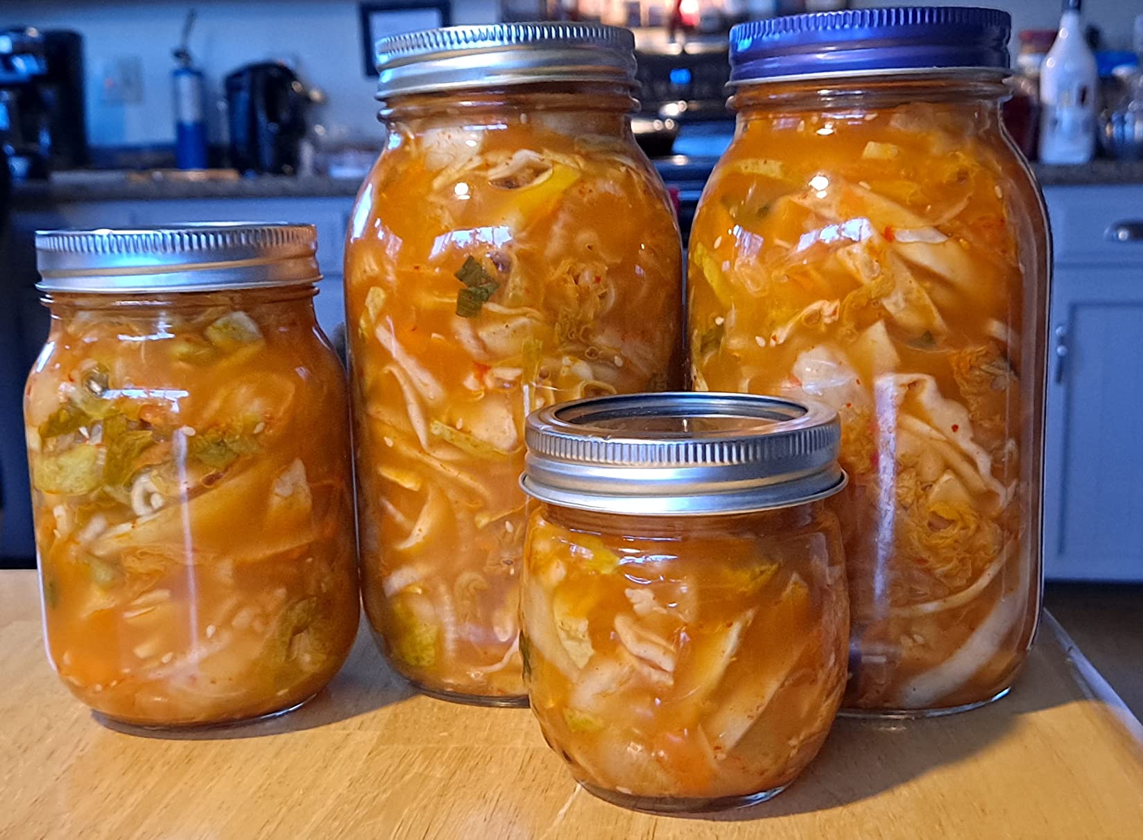 HomeBuddy Fermentation Crock (1 Gallon) with Weights, Acacia Wood Pounder and Recipe Book - Sauerkraut Fermentation Kit, Onggi Kimchi Jar, Fermenting Crock for Pickling or Sourdough customer photo 1