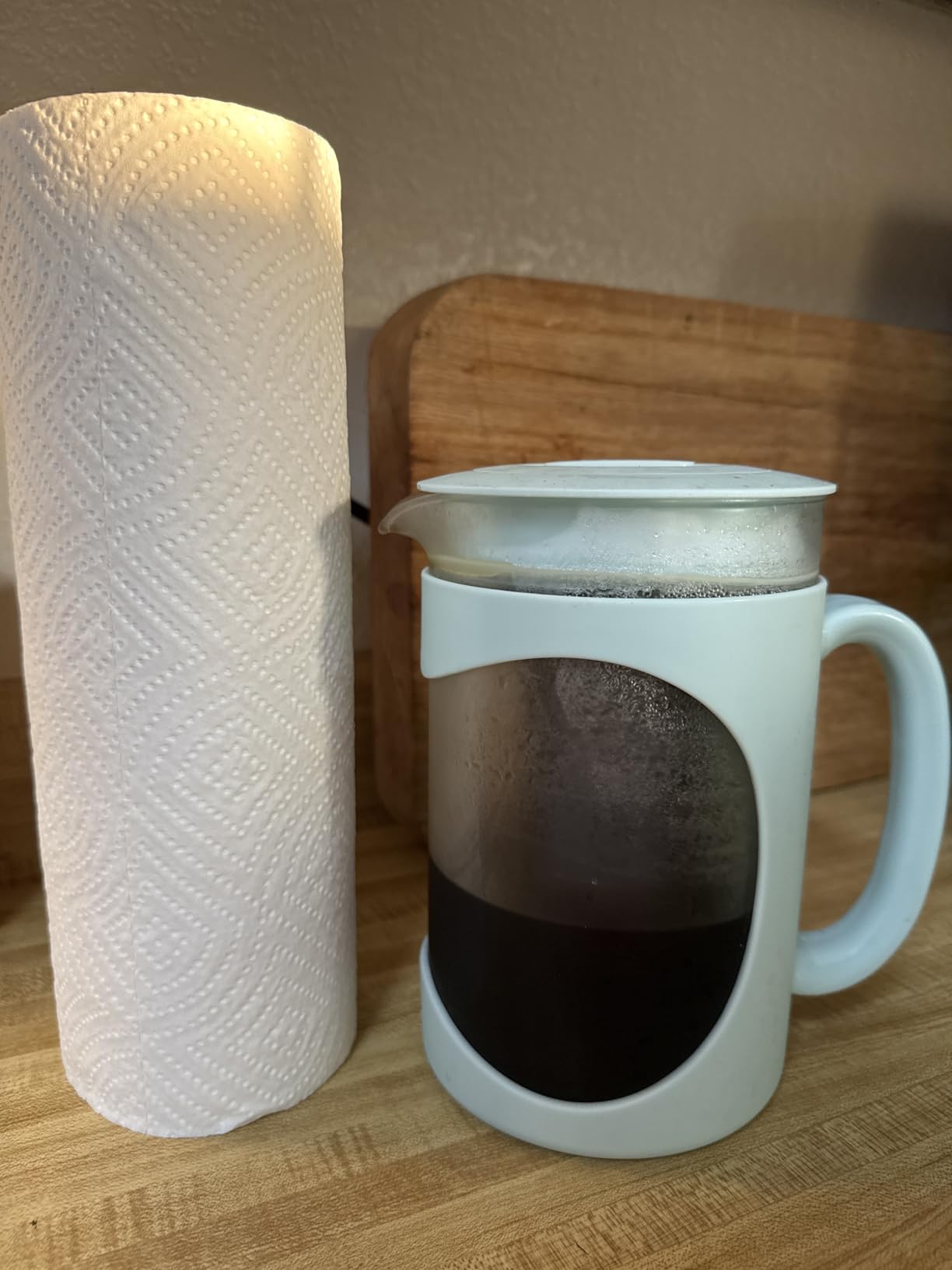 Primula Burke Deluxe Cold Brew Iced Coffee Maker, Comfort Grip Handle, Durable Glass Carafe, Removable Mesh Filter, Perfect 6 Cup Size, Dishwasher Safe, 1.6 qt, Aqua customer photo 1