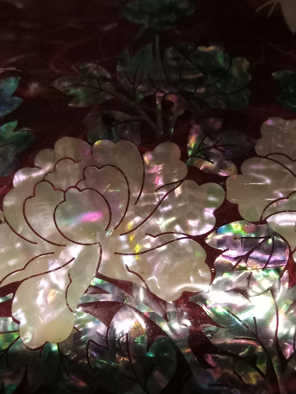 Mother of Pearl Small Korean Jewelry Box - Unique Gifts Wooden Box, Christmas Gifts for Women, Birthday Unique Gifts for Her, Oriental Room Decor customer photo 1