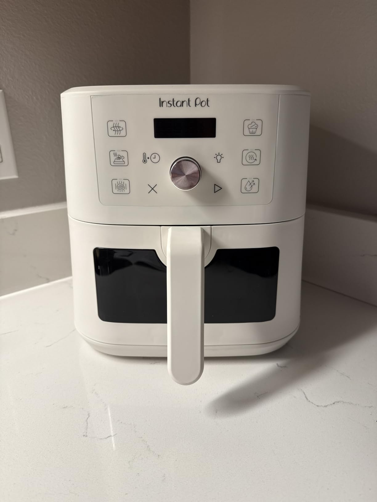 Instant Pot Vortex Plus Mini 4 Qt 6-in-1 Air Fryer, Stainless Steel | airfryer, 4 quart, broil, dehydrate, crisp, roast, reheat, bake, app with guided recipes, family size customer photo 2