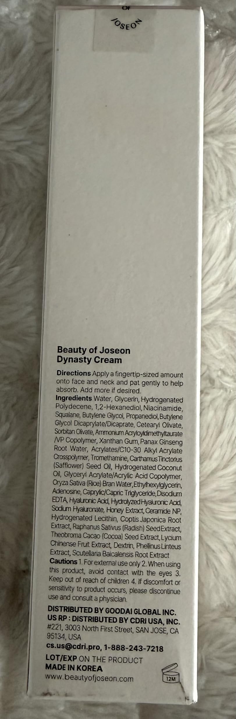 Beauty of Joseon Dynasty Cream Hydrating Face Moisturizer for Dry, Sensitive Skin, Korean Skincare, 50ml, 1.69 fl.oz. customer photo 2