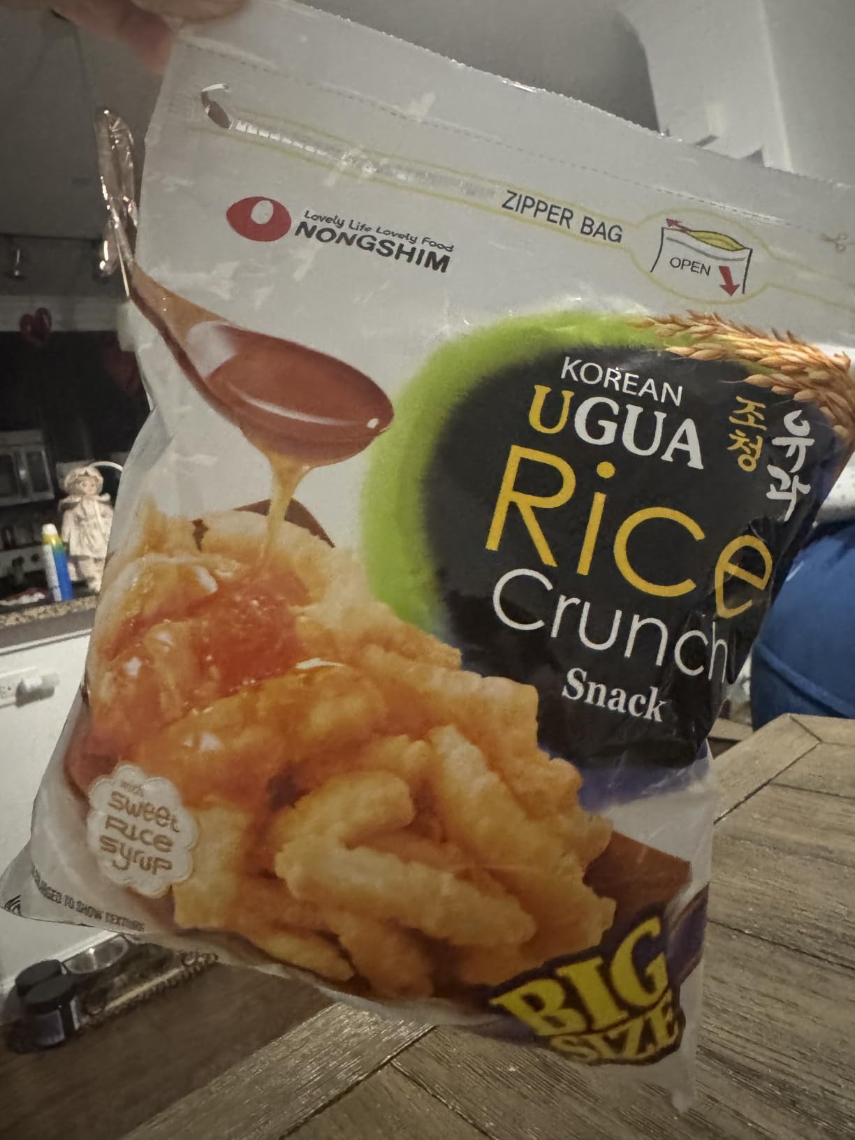 Nongshim Ugua Rice Crisps, Sweet Korean Snacks, Rice Crackers, 1 Pack customer photo 2
