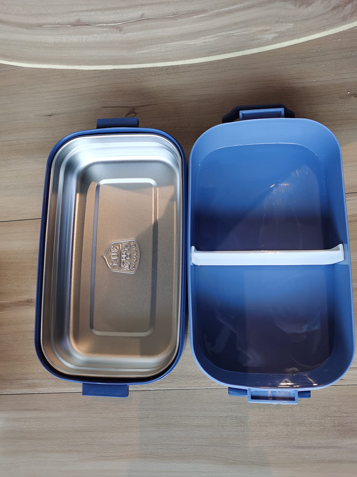Stainless Steel Bento Box for Adults&Kids, Japanese Leakproof Lunch Box Divided Food Meal Storage Containers Set Stackable 2 Layer for Children School Picnic Green customer photo 2