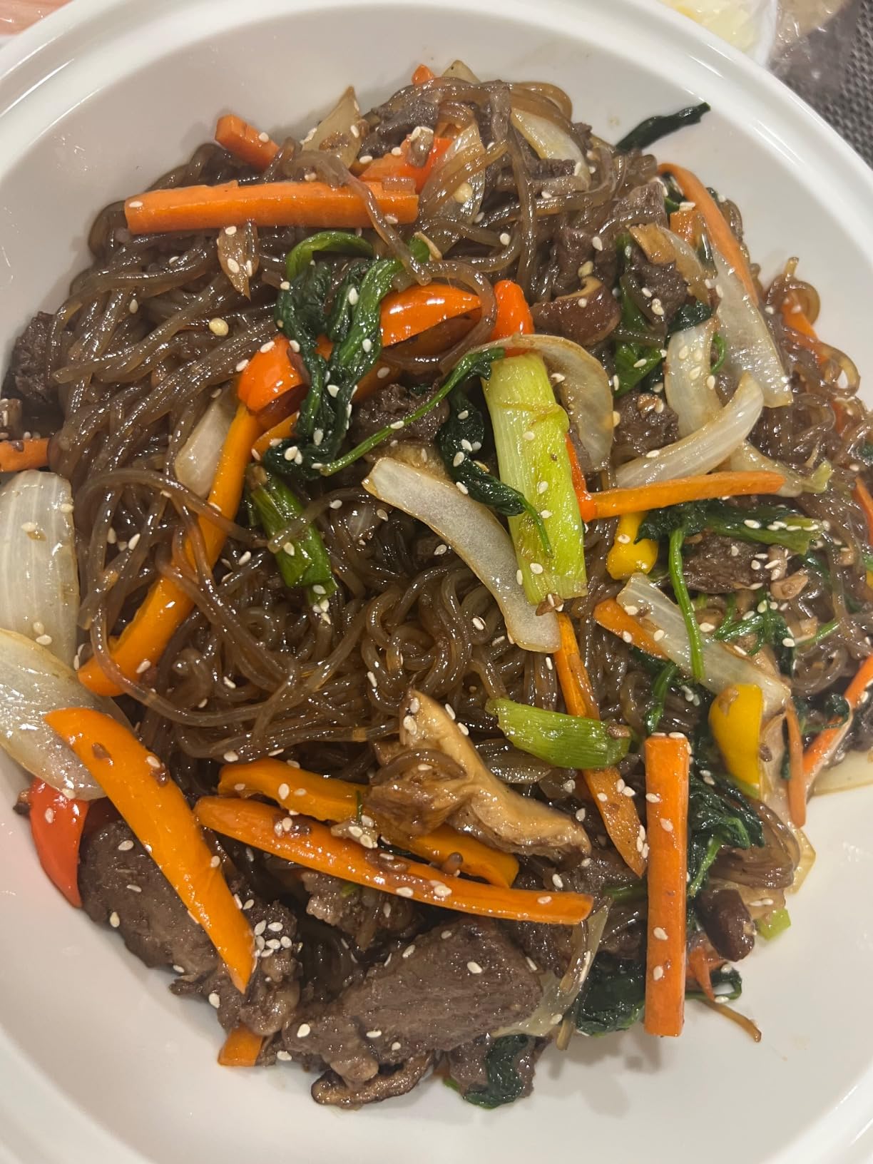 APEXY Sweet Potato Glass Noodles, Japchae Noodles, Korean Vermicelli Pasta, Fat-free and Gluten-free, 100% Sweet Potato Starch, No Additive, No Alum inside, 24oz (680g) customer photo 1