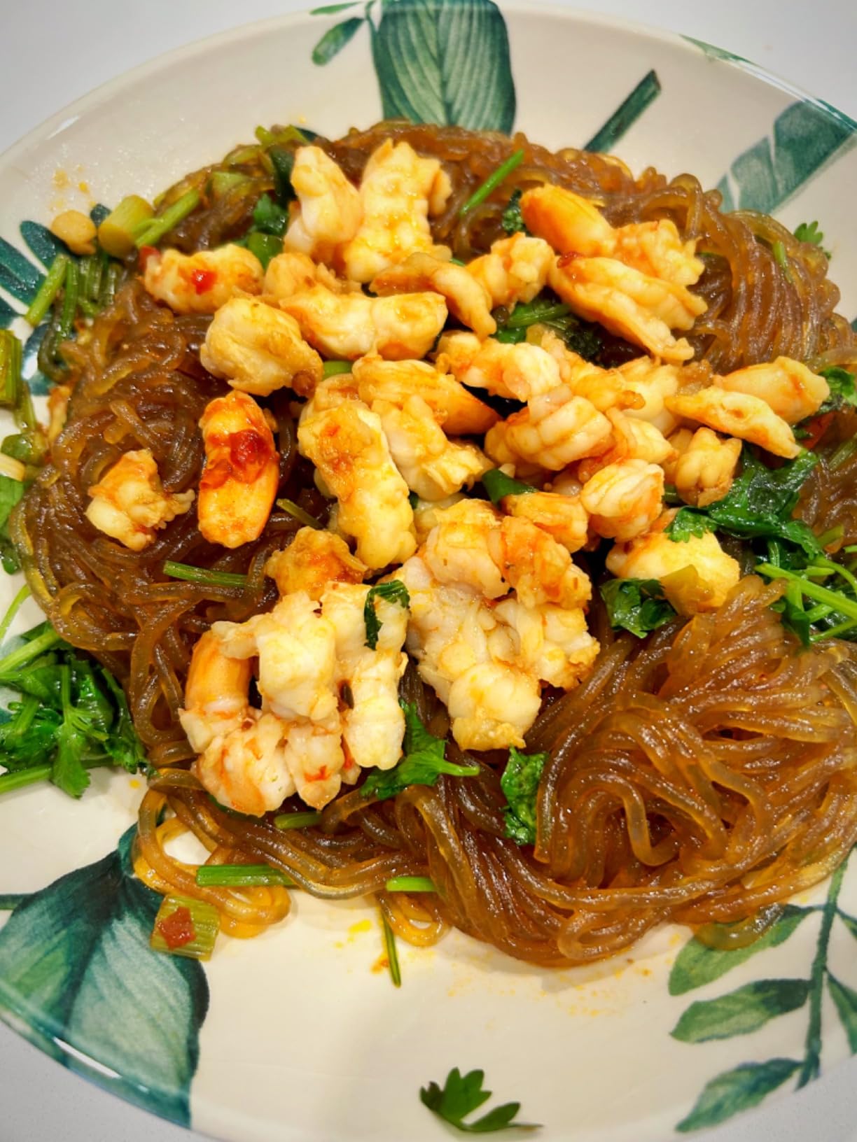 APEXY Sweet Potato Glass Noodles, Japchae Noodles, Korean Vermicelli Pasta, Fat-free and Gluten-free, 100% Sweet Potato Starch, No Additive, No Alum inside, 24oz (680g) customer photo 2