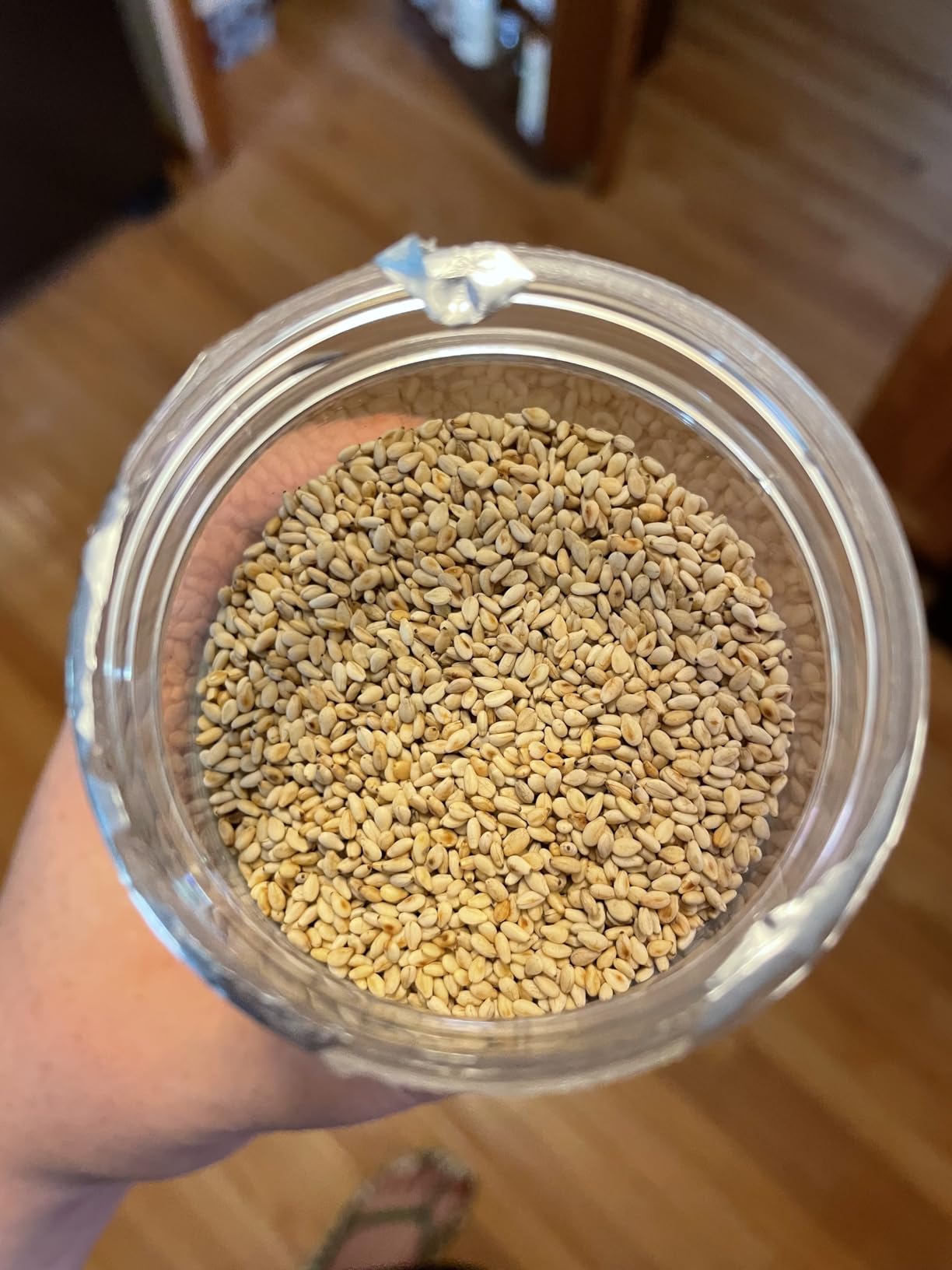 Wang Premium Roasted and Toasted Sesame Seeds | Nutty Flavor, Stir-Fry, Cooking, Baking, Natural Crunchy Topping, 8 Ounce customer photo 2