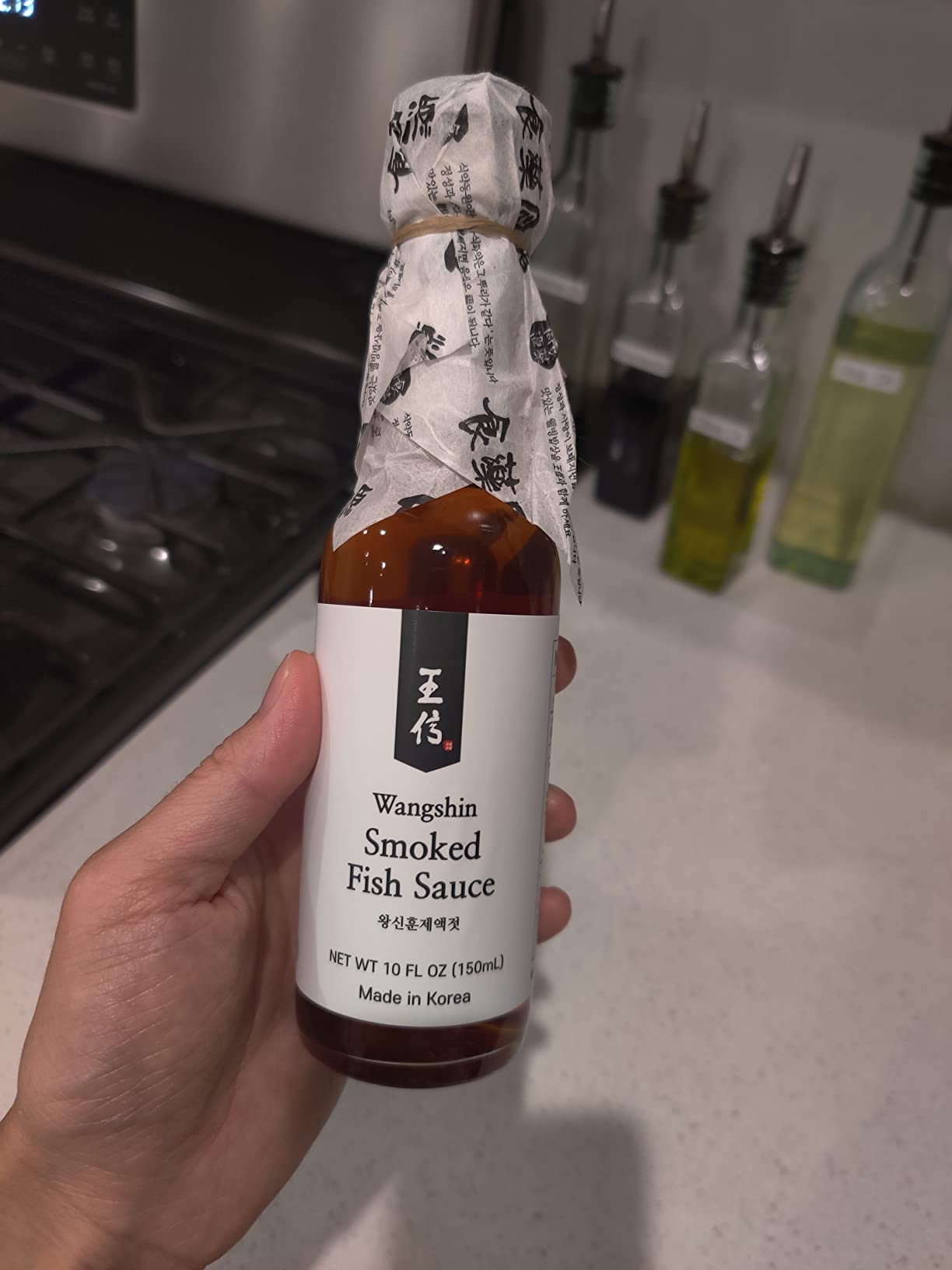 Wangshin Smoked Fish Sauce (5 fl oz/Aged 2 years) - Anchovy and Salt Fermented in a Korean Traditional Clay Pot customer photo 2