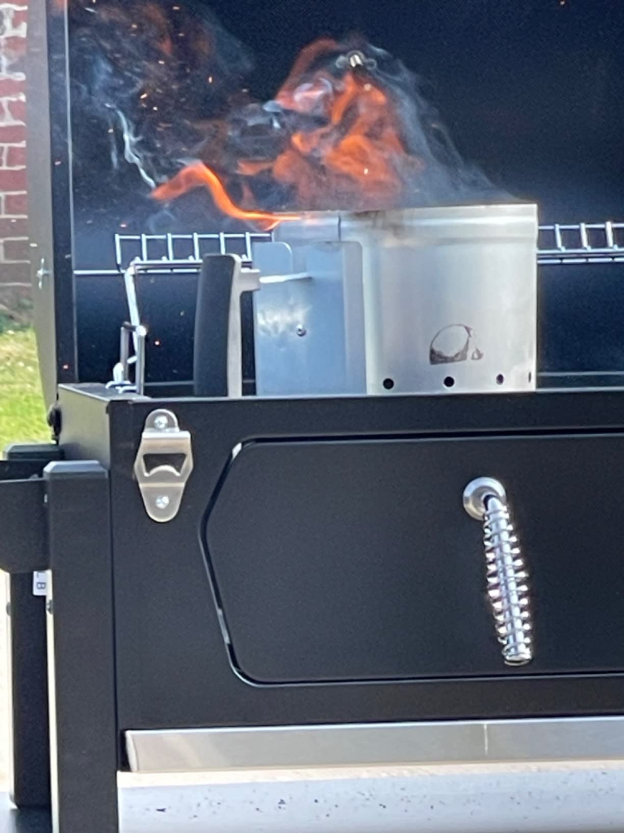 8 LB. All Natural Hardwood Lump Charcoal by Mr. Bar-B-Q - Premium Natural Charcoal for Grilling, BBQ, Smoking, Kamado & Kettle Grills - Burns Hotter & Longer - Smoky Flavor, Low Ash & Easy to Light customer photo 2