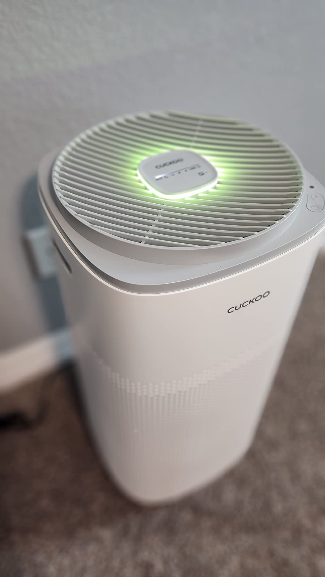 CUCKOO HEPA Air Purifier for Home, Large Room 2,256 sq. ft., CAC-K1910FW | 5-Stage Filtration, UV-C Light and Activated Carbon, Quiet Sleep Mode, White customer photo 1