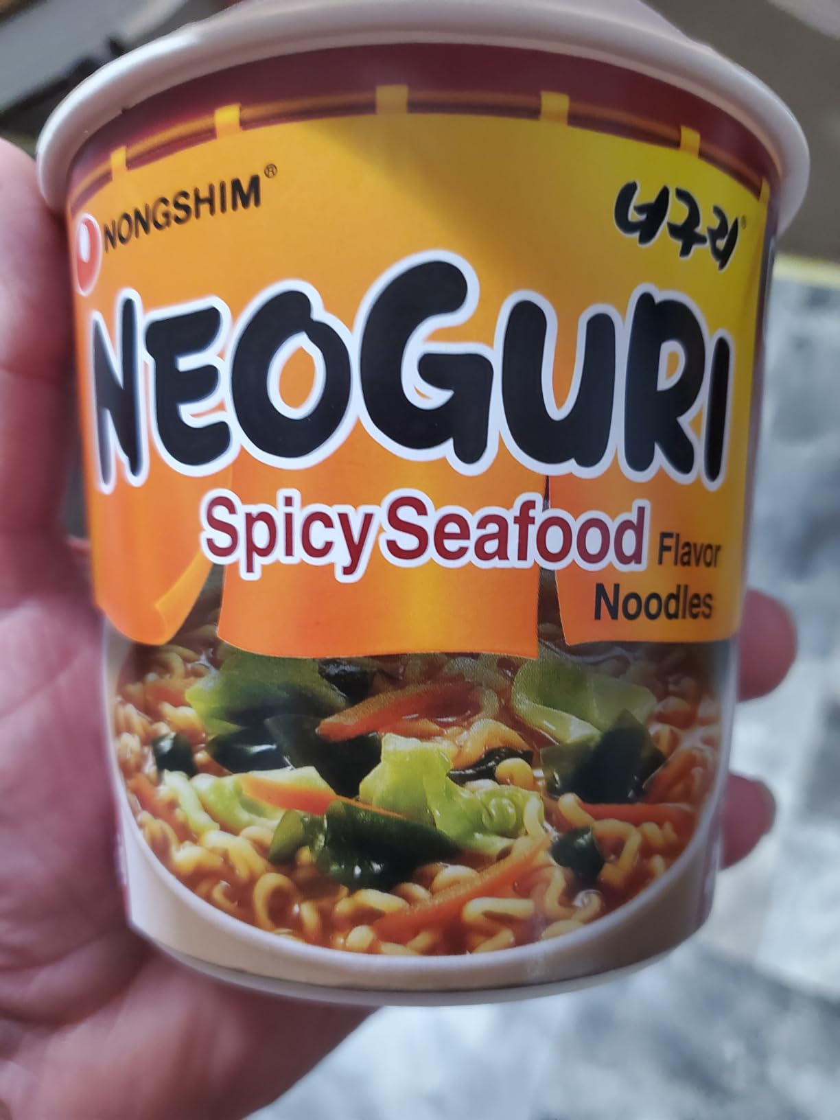 Nongshim Ramen Noodles, Gourmet Instant Ramen cup, Premium Microwavable Noodle Soup, Neoguri Spicy Seafood, 2.64 Ounce (Pack of 6) customer photo 1