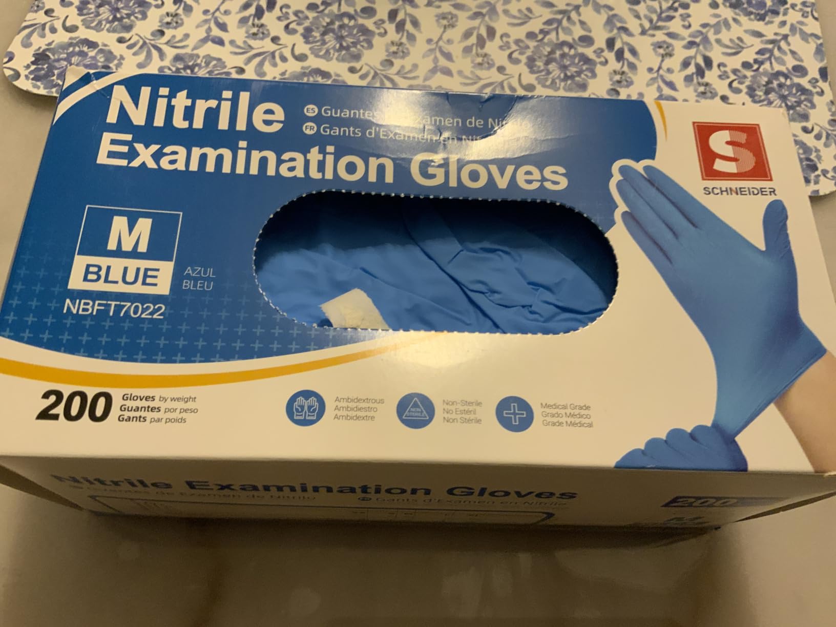 Schneider Black Nitrile Gloves, Gloves Disposable Latex Free, Powder Free | 4-Mil, Medical Exam Glove, Food Safe Gloves, Cooking Gloves, Cleaning Gloves customer photo 2