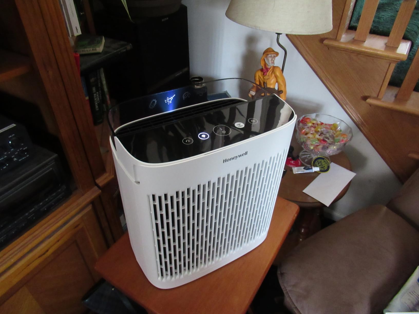 Honeywell HEPA Air Purifier for Home, 938 Ft² Rooms in 1 hour, Turbo Clean, Reduces Allergens, Dust, Pollen, Pet Dander, All Smoke Types, Odors, White, HPA5100W customer photo 1