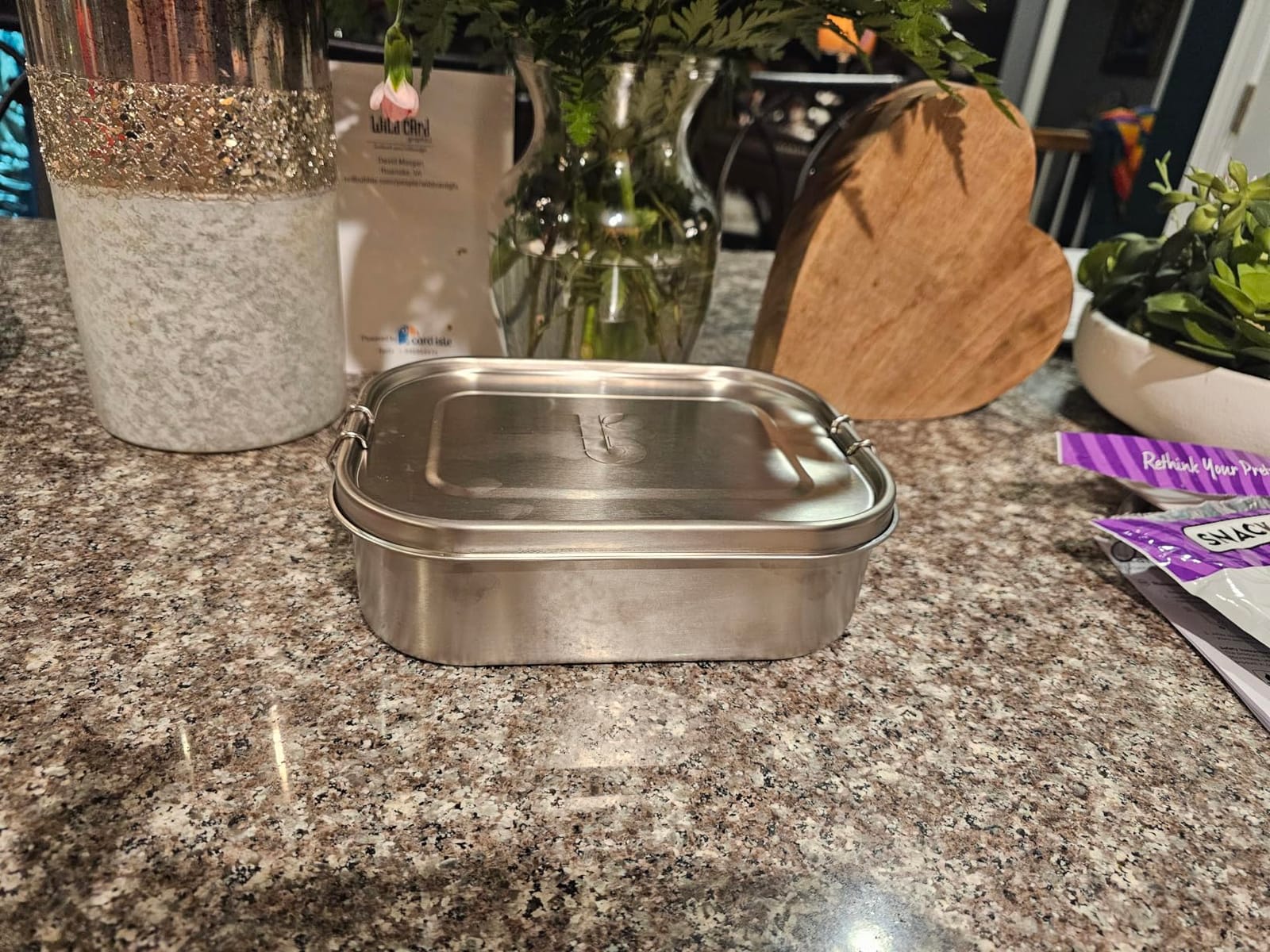Bambaw Stainless Steel Bento Box 27 oz, Metal Lunch Box with Compartments, Leakproof Stainless Steel Lunch Container, BPA free Dishwasher Safe Metal Lunchbox customer photo 2