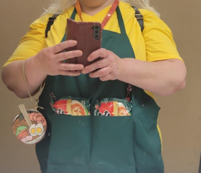 ROTANET Extra Large Apron for Men Cooking Adjustable, 2 Pockets, Waterproof | 34 x 28 in, Bib Aprons, Big Long Apron for Men Women, Plus Size, for Chef, Kitchen, Grilling, BBQ, Shop customer photo 2