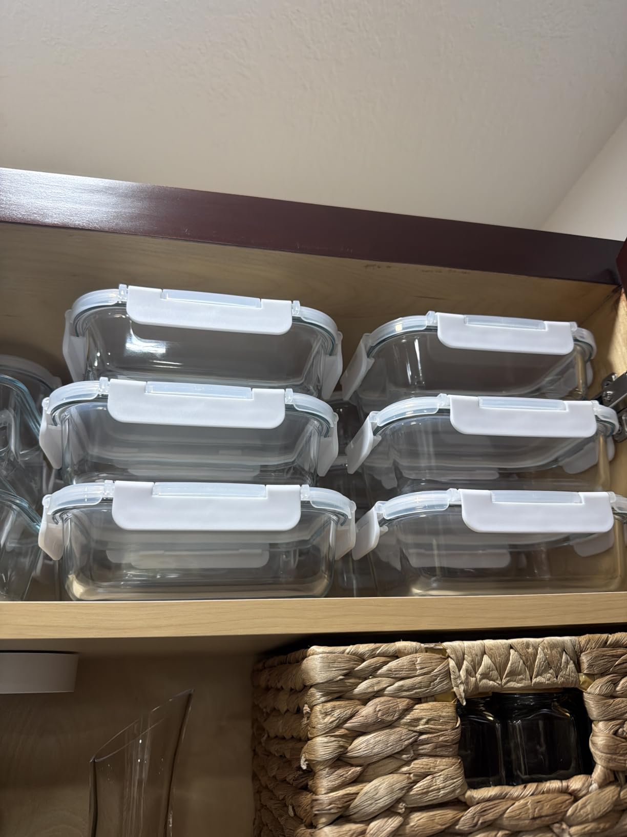 KOMUEE 10 Packs 30oz Glass Meal Prep Containers 2 Compartments customer photo 2