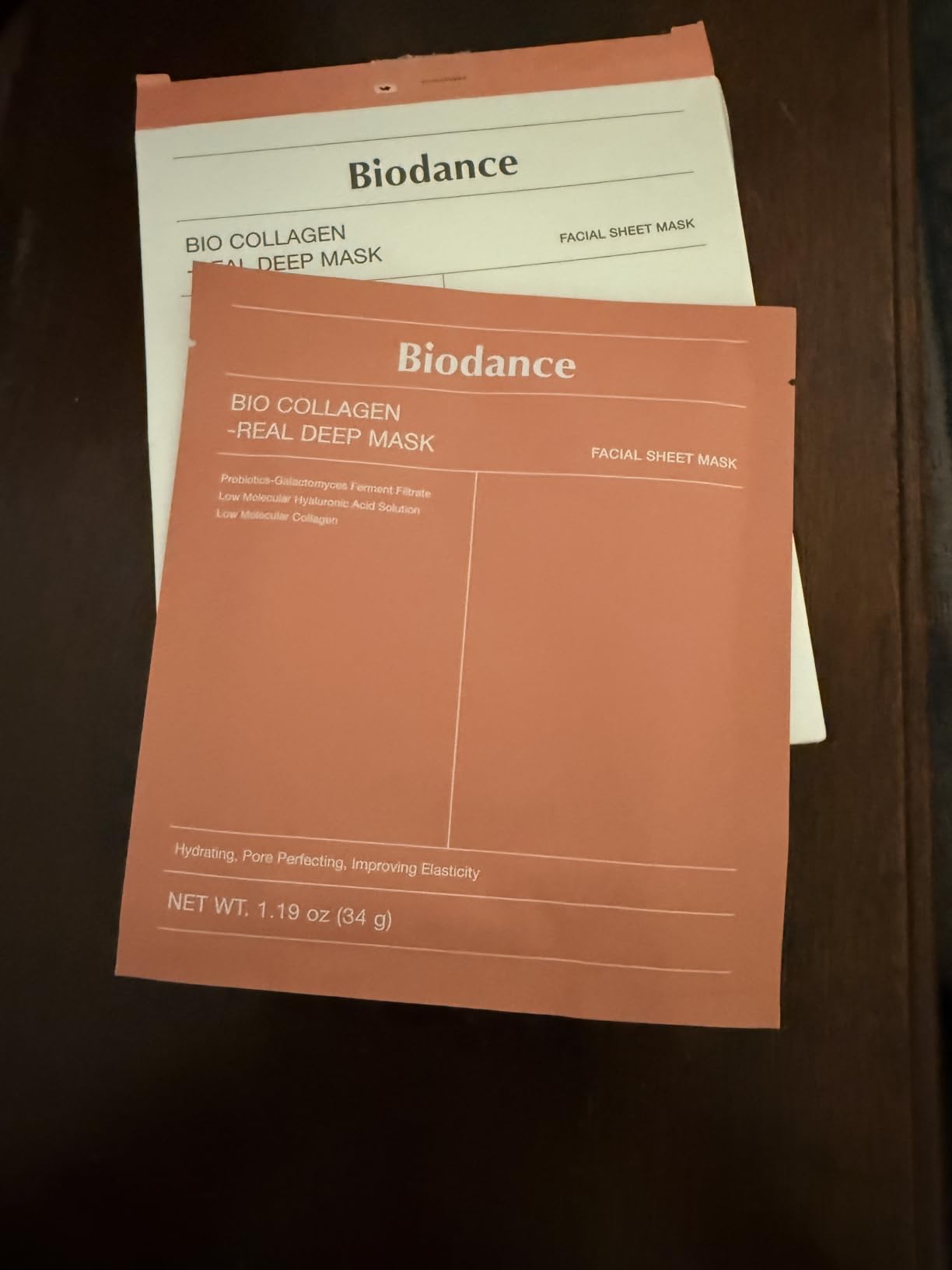 BIODANCE Bio-Collagen Real Deep Mask, Hydrating Overnight Hydrogel Face Mask, Pore Minimizing, Elasticity, Plumping, Travel Essentials & Self Care Gifts for Women, Korean Skin Care | 1.19oz(34g) x 4ea customer photo 1