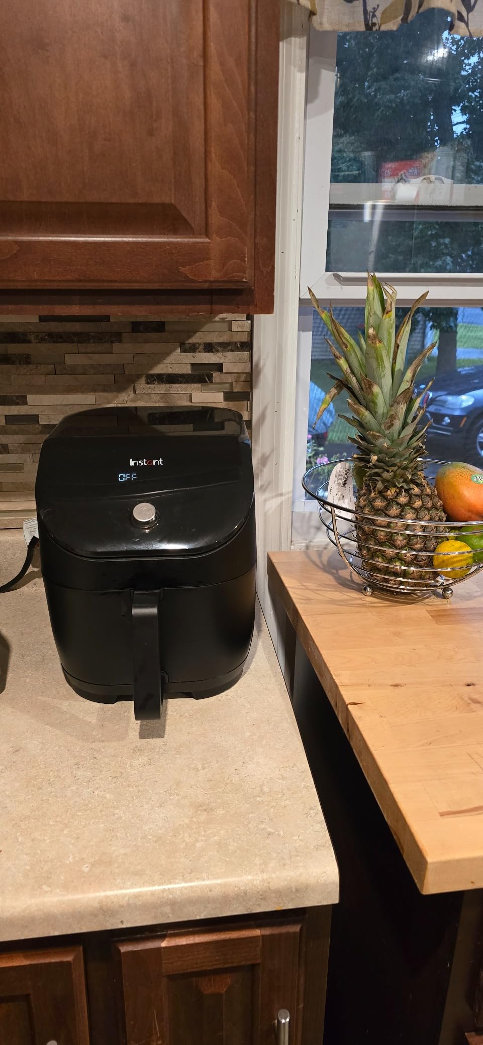 Instant Pot Vortex Slim 6QT Air Fryer that Crisps, Roasts, Reheats, Bakes, Broils & is Quiet, Space Saving, Nonstick, Dishwasher-Safe, 100+ In-App Recipes, from the Makers of Instant Pot, Black customer photo 2