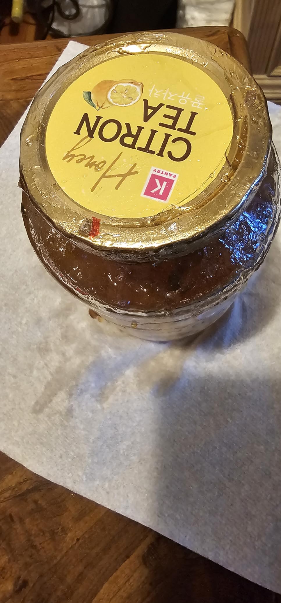 KPANTRY Korean Yuja Tea (Honey Citron) - Pure Yuzu Marmalade Concentrate with Real Citrus Slices & Honey, Caffeine-Free - Hot/Iced Tea, Spread & Smoothie Mix - 35.27 oz x 2 Jars (70.5 oz Total) customer photo 1