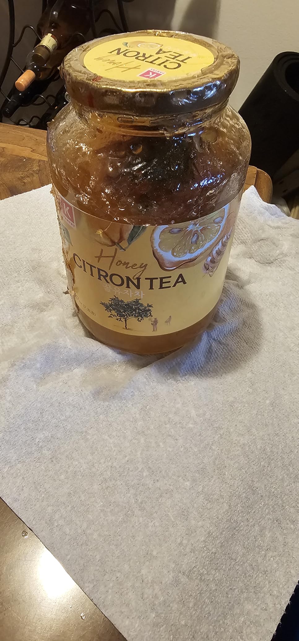 KPANTRY Korean Yuja Tea (Honey Citron) - Pure Yuzu Marmalade Concentrate with Real Citrus Slices & Honey, Caffeine-Free - Hot/Iced Tea, Spread & Smoothie Mix - 35.27 oz x 2 Jars (70.5 oz Total) customer photo 2