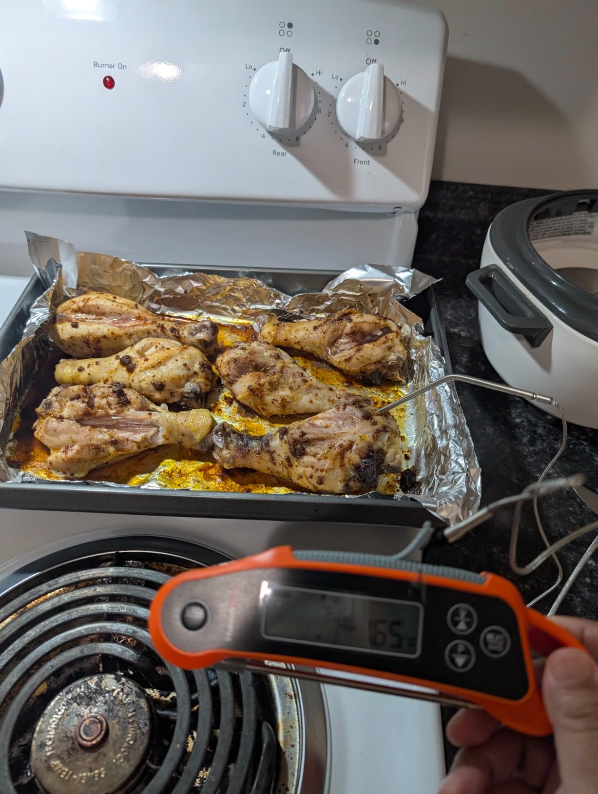 TempPro TP710 Instant Read Thermometer for Cooking, 2-in-1 Meat Thermometer Digital with 2 Probes & 2 Temperature Display, Kitchen Thermometer for Oven, Grilling, Smoker, BBQ (Previously ThermoPro) customer photo 1