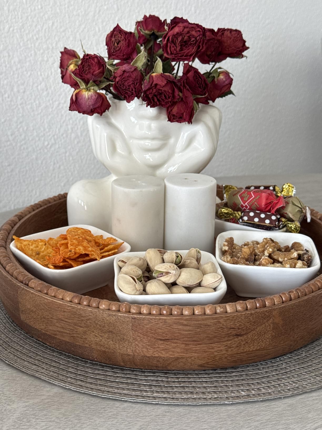 Ultra-Strong 3 Oz 6 Pack Ceramic Dip Bowls Set, Mini Bowl Soy Sauce Plate, Condiment Server, Can be Used for Ketchup, Vinegar,BBQ and Party Dinner customer photo 2