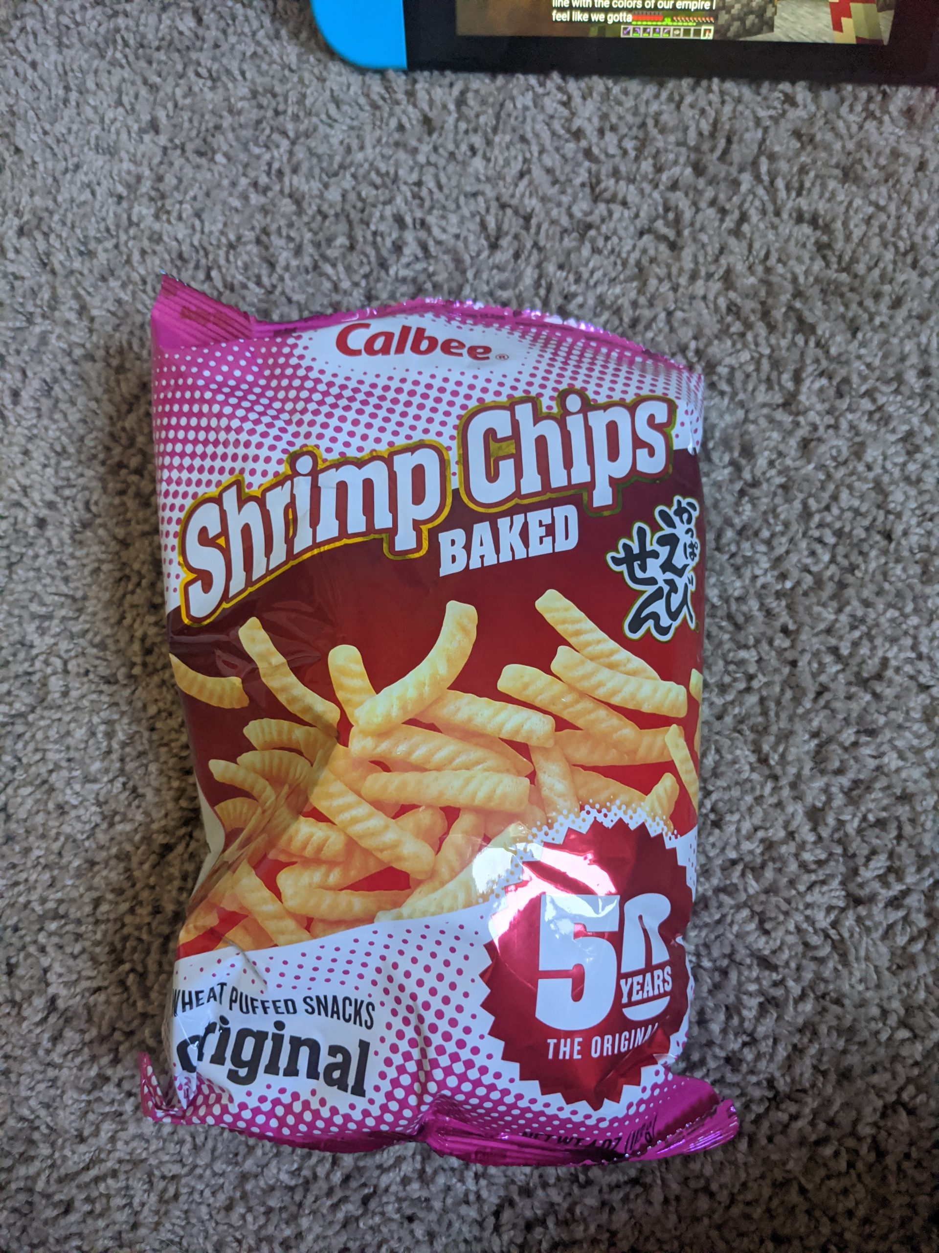 Calbee Shrimp Chips (Original, 4.0 oz) (12 Pack) | Japanese Chips Made With Real Wild-Caught Shrimp & Baked To Crunchy Perfection customer photo 1