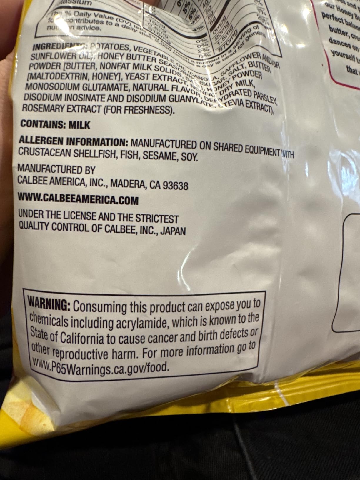 Calbee Potato Chips (Honey Butter, 2.8 oz) 6 Pack customer photo 1