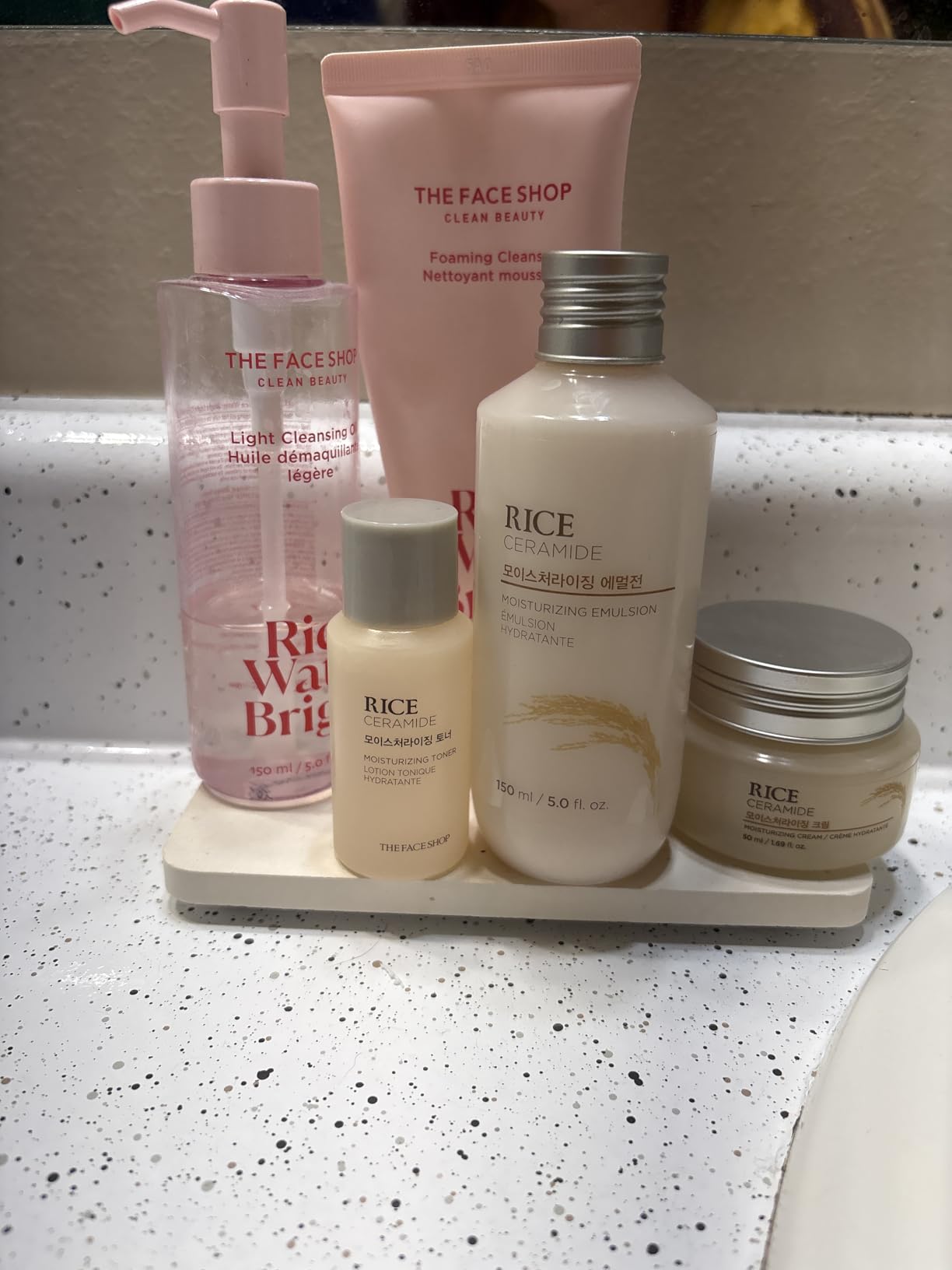 The Face Shop Rice Ceramide Moisturizing Skincare Set - Toner and Moisturizer customer photo 1