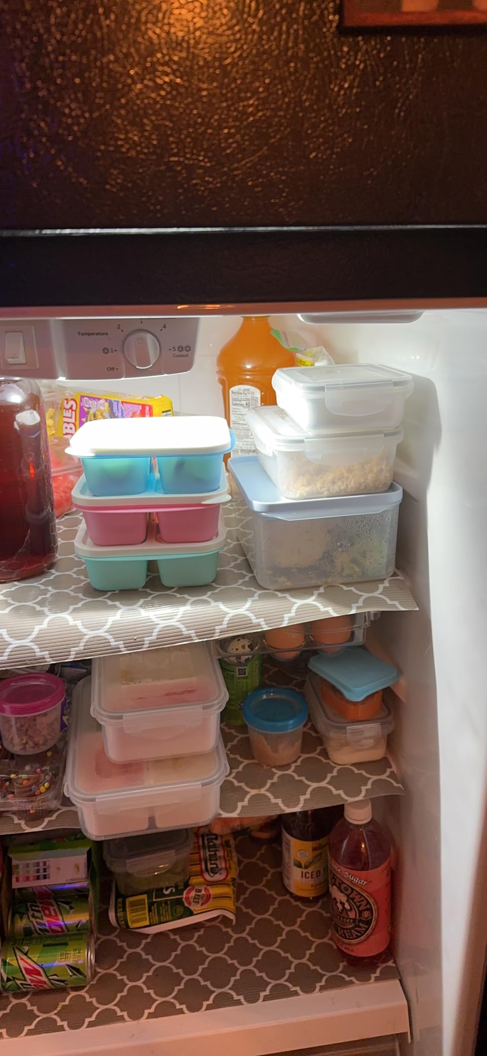 3 Compartment (Asymmetrical) Food Container - 4.64 Cup (1100ml) | Snack Containers, Removable Compartments, Airtight Lids, Reusable, BPA Free customer photo 2