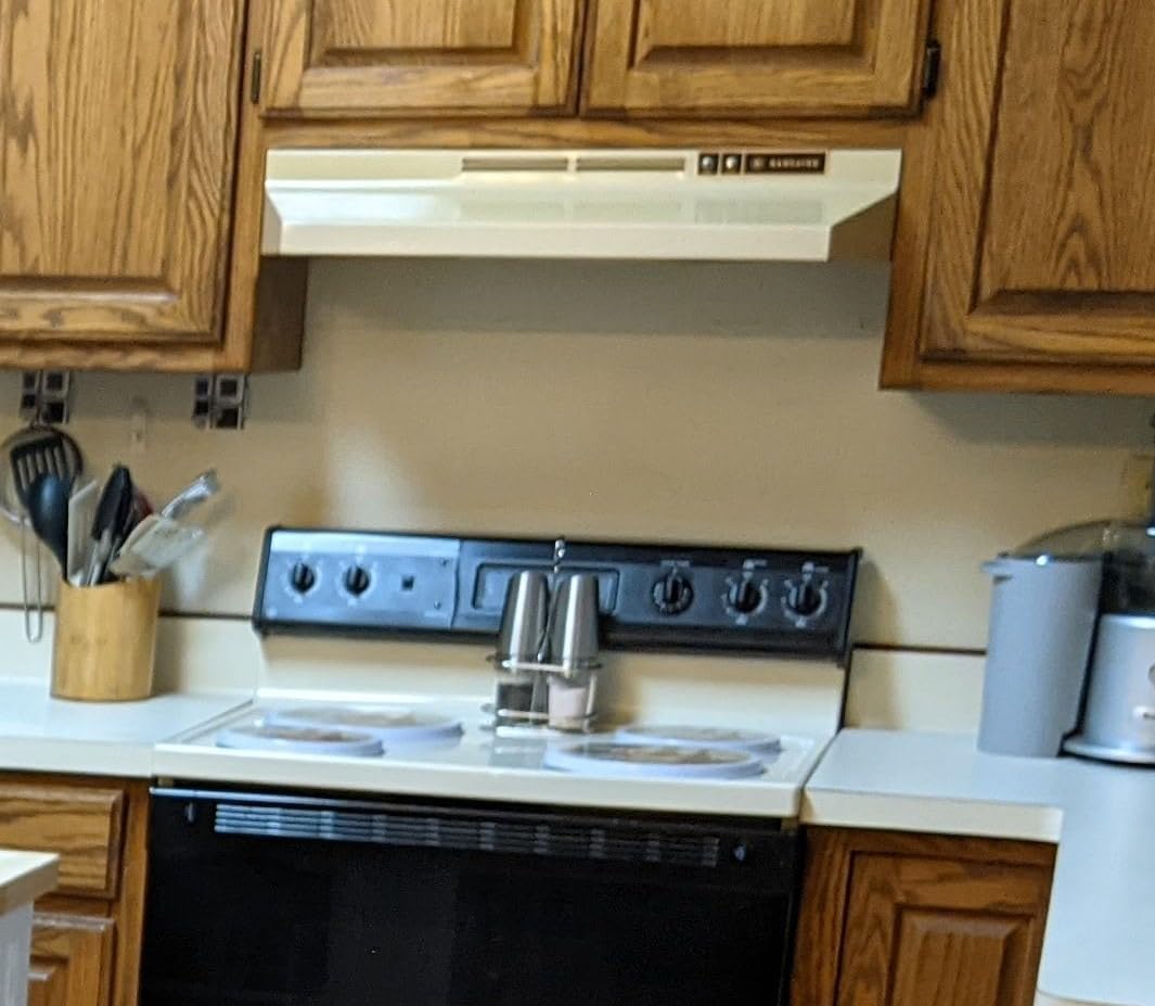 FIREGAS Range Hood 30 inch Under Cabinet, White Range Hood, Kitchen Hood | 300CFM, 2-Speed Fan, LED Light, Top/Rear Vent, Ducted/Ductless Convertible, Easy to Install customer photo 2