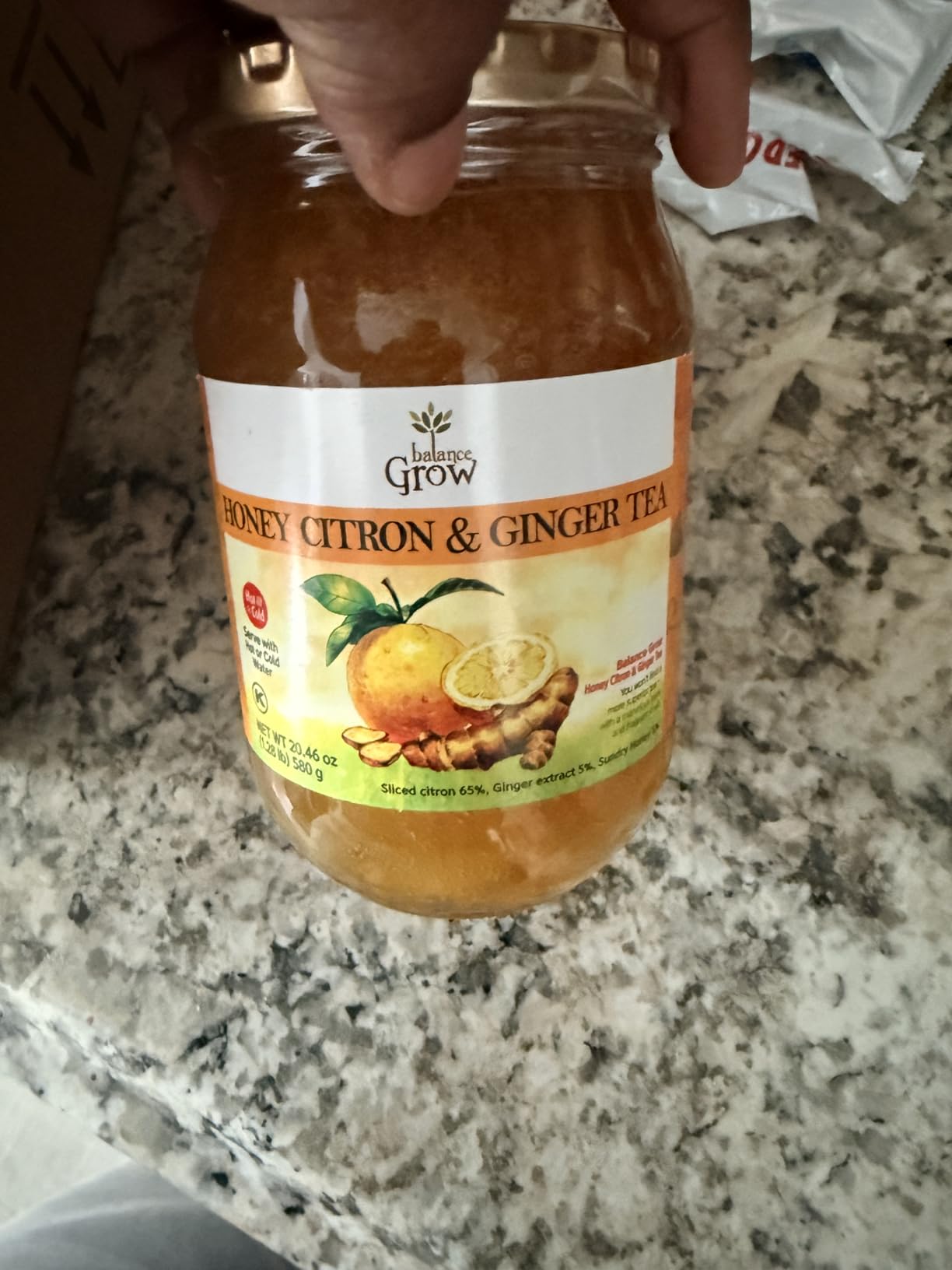 Balance Grow Honey Citron & Ginger Tea 20.46 oz (1.28 lbs) customer photo 1