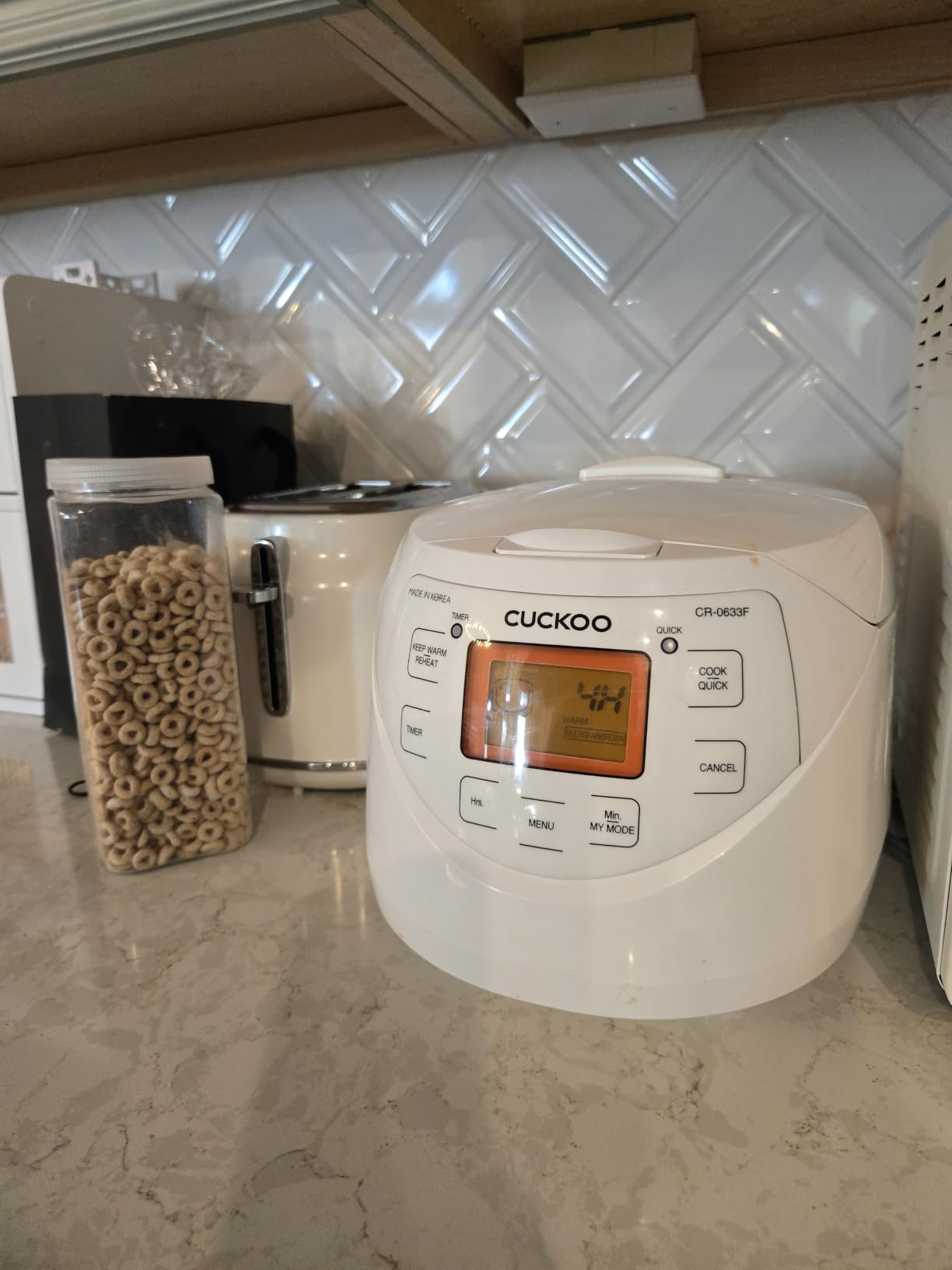 CUCKOO Micom Fuzzy Logic Rice Cooker, 12-Cup Cooked, White, CR-0633F | 6-Cup Uncooked Capacity, Nonstick Inner Pot, 6 Cooking Modes, 33-41 Minute Quick Rice, 13-Hour Preset Timer, Made in Korea customer photo 2
