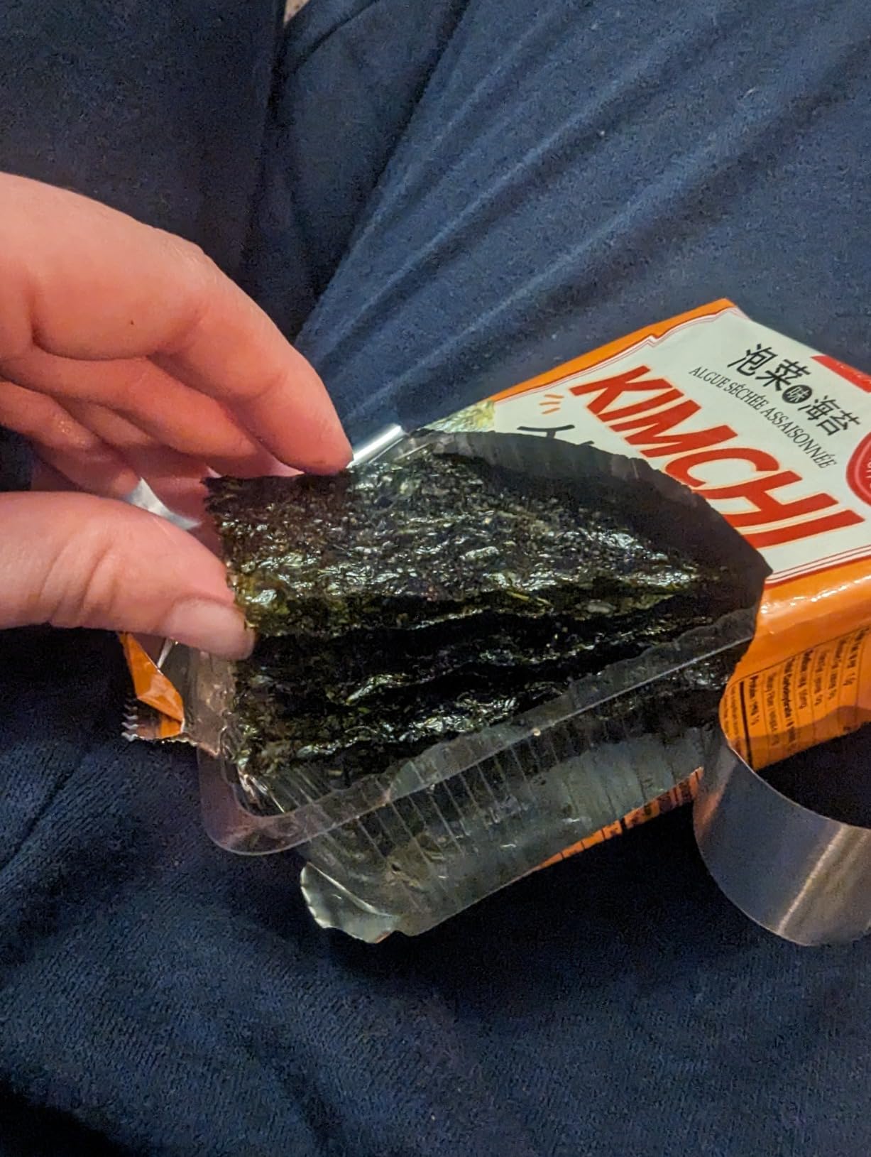 Wang Korean Seaweed Snacks Kimchi Flavor, Crispy Roasted Seaweed Sheets | Healthy Sea Weed Snack, Keto, Vegan, Gluten-Free, Pack of 16 customer photo 1