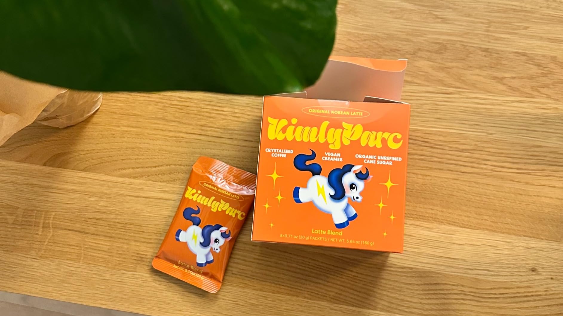KimlyParc Vegan Korean Instant Coffee Mix (10 Packets x 0.7 oz) | Original Korean Latte 3-in-1 | Freeze-Dried Coffee with Vegan Creamer, Organic Cane Sugar & Himalayan Pink Salt | Dairy-Free, Gluten-Free customer photo 1