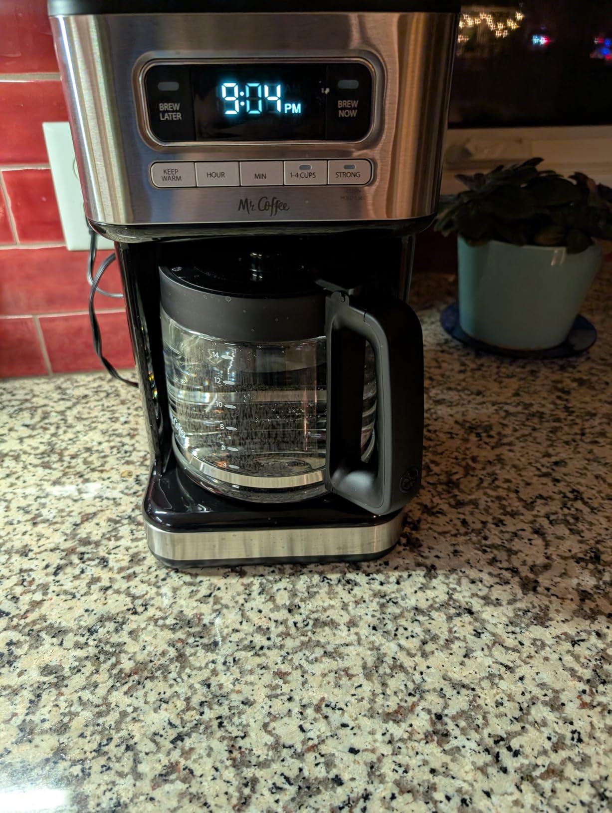 Mr. Coffee 14 Cup Programmable Coffee Maker Stainless Steel customer photo 1