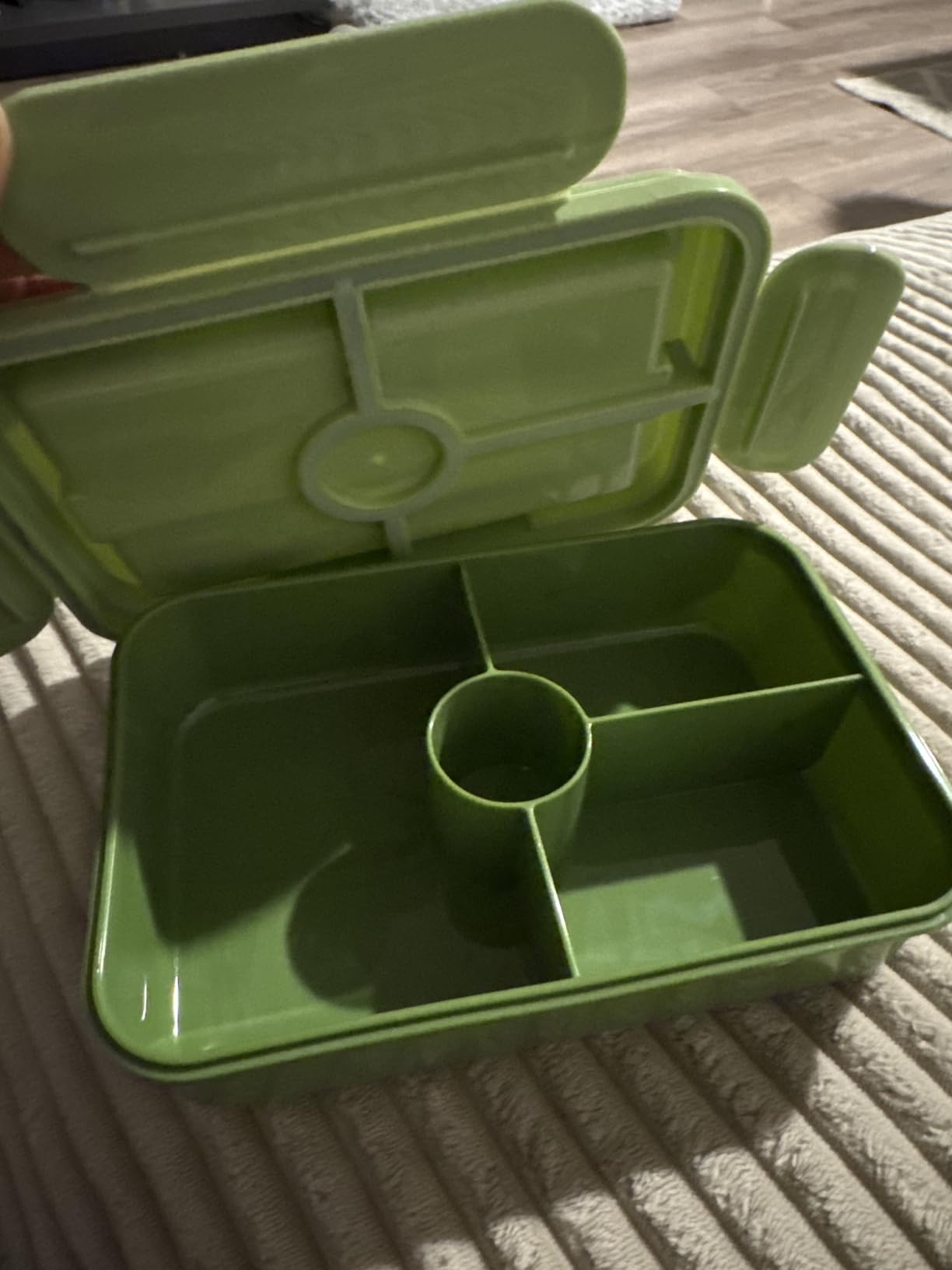 Bento Lunch Box for Kids - Large Bento-Style Leakproof Bento Boxes with 4 Compartments Lunchbox with Silverware for Kids Back to School, Reusable On-the-Go Meal and Snack Containers, Macaron customer photo 1