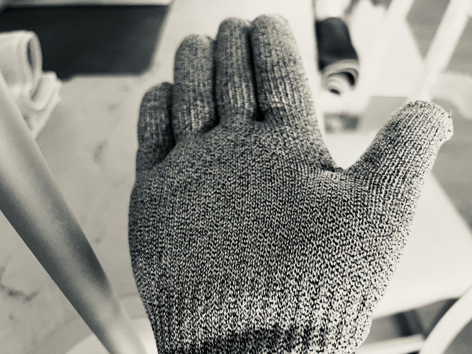Schwer SlicePro ANSI Cut Resistant Gloves, Food Grade Cutting Glove for Kitchen Food Prep, Mandoline Gloves for Meat Cutting, Oyster Shucking, Fish Fillet Processing, PR1501-G, L customer photo 2