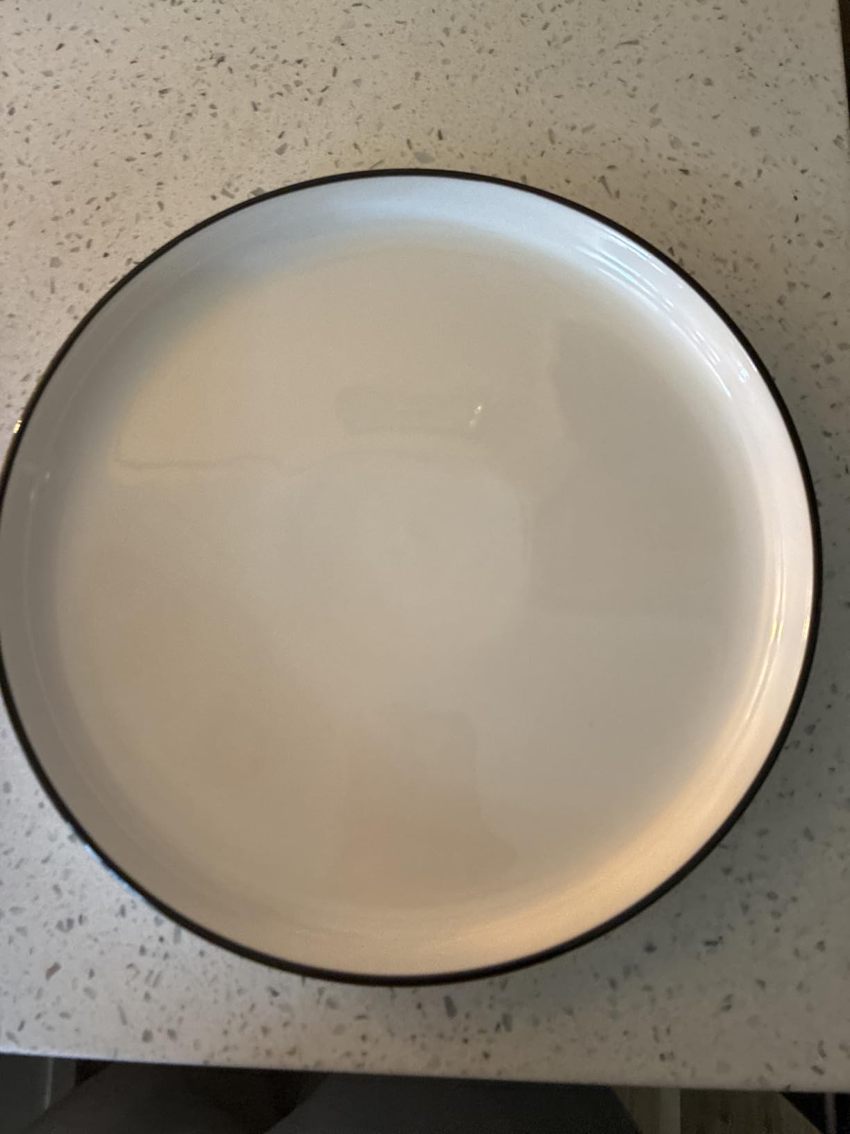 MALACASA 12 Pcs Porcelain Plates and Bowls Sets, Dinnerware Set for 4, White | Modern Ceramic Dishware Set, Kitchen Dining Ware, Microwave and Dishwasher Safe, Chip Resistant, Series LUNA customer photo 1