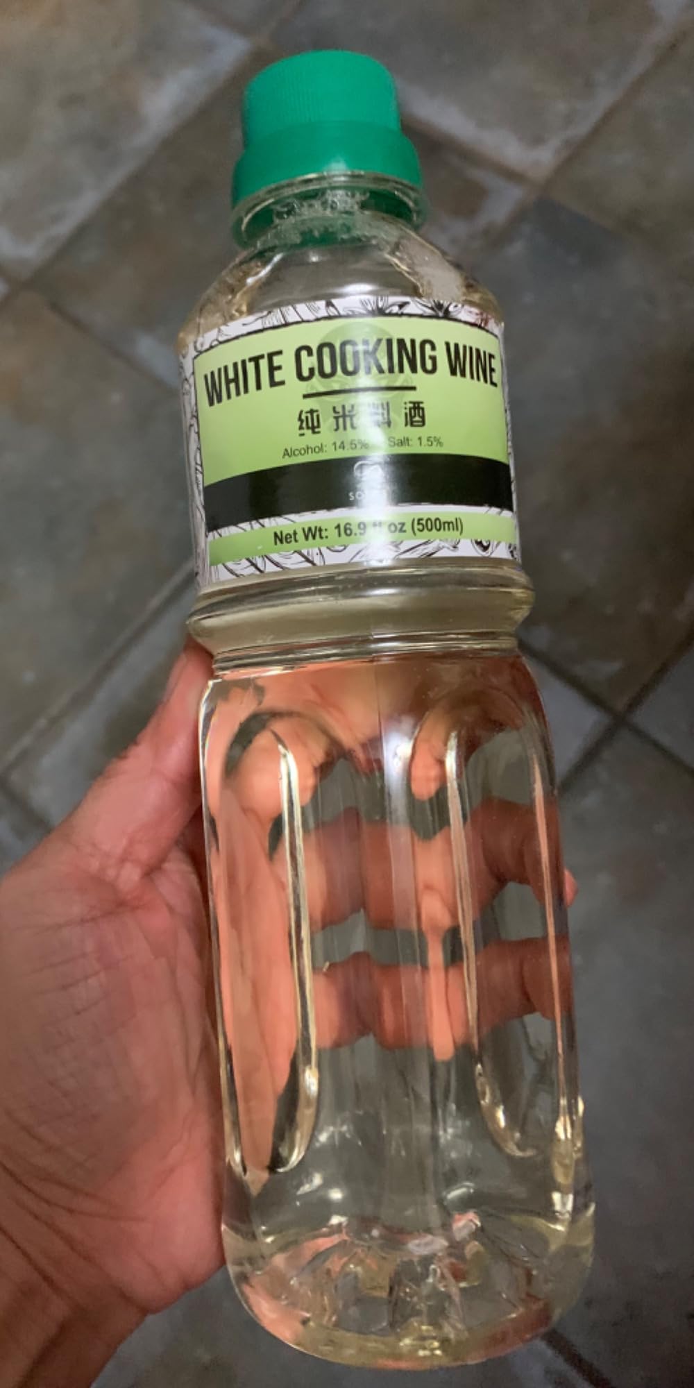 Soeos Mijiu, Rice Wine, White Cooking Wine, Rice Cooking Wine, 16.9 fl oz. (500 ml) | Traditional Chinese rice wine with a mild sweet flavor, perfect for cooking, marinades, sauces and authentic Asian recipes. customer photo 1