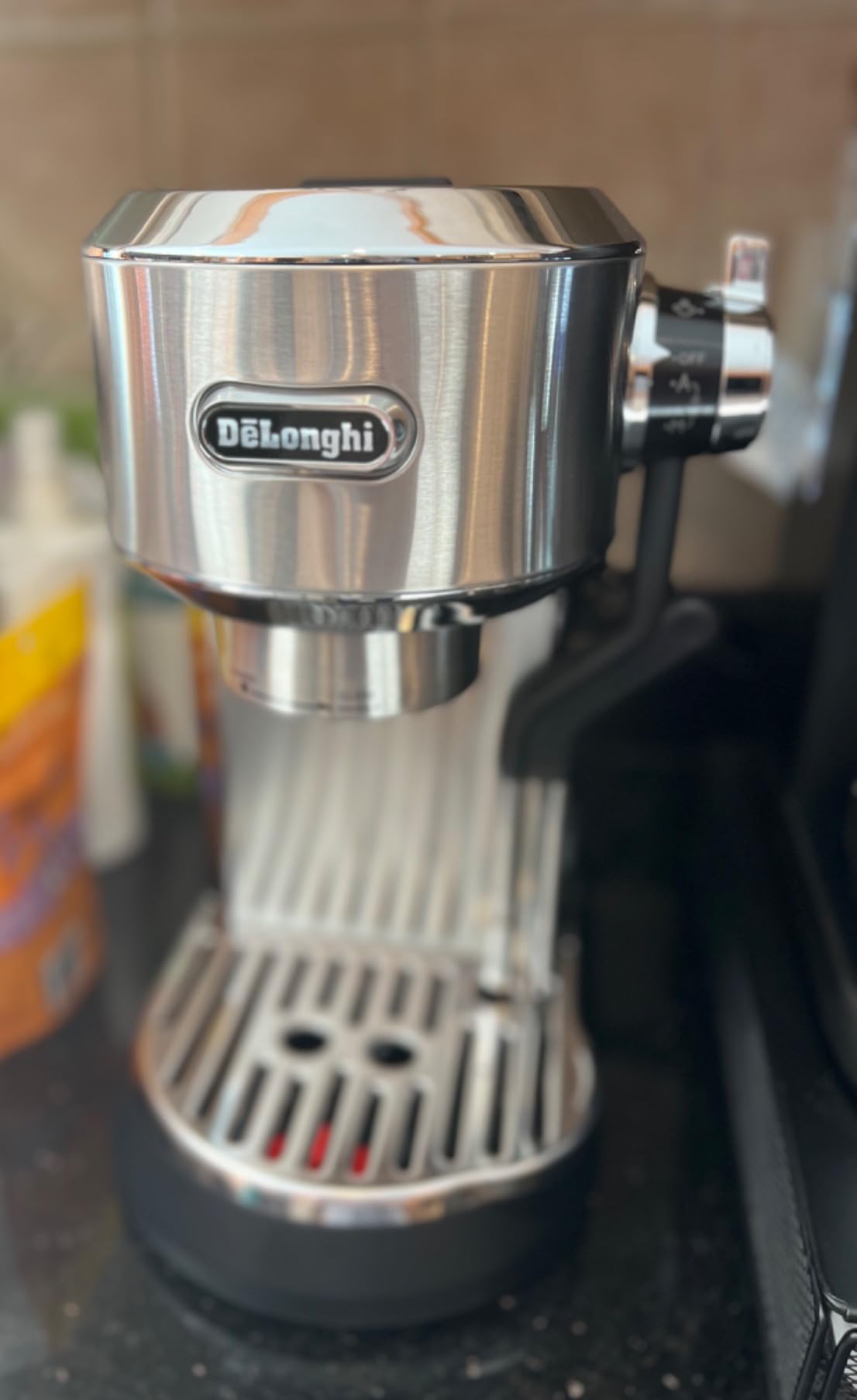 De'Longhi Dedica Maestro Plus Espresso Machine, Automatic Steam Wand, 3 Coffee Temp & Milk Foam Settings, 54oz Removable Tank, Easy-to-Clean Dishwasher-Safe Parts, Compact Stainless Steel Design customer photo 2