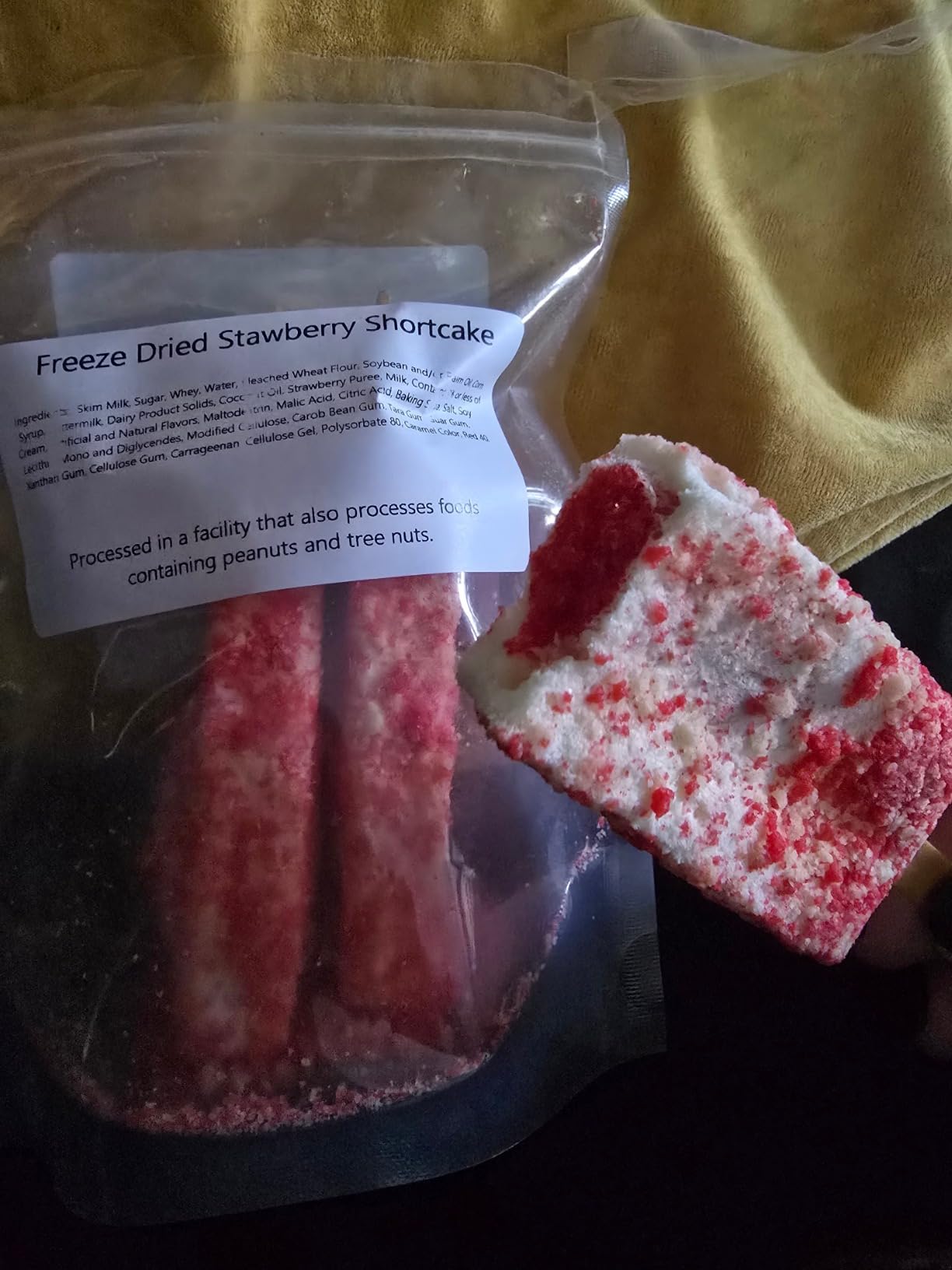 Freeze Dried Strawberry Shortcake Ice Cream Bars 3 Count customer photo 1