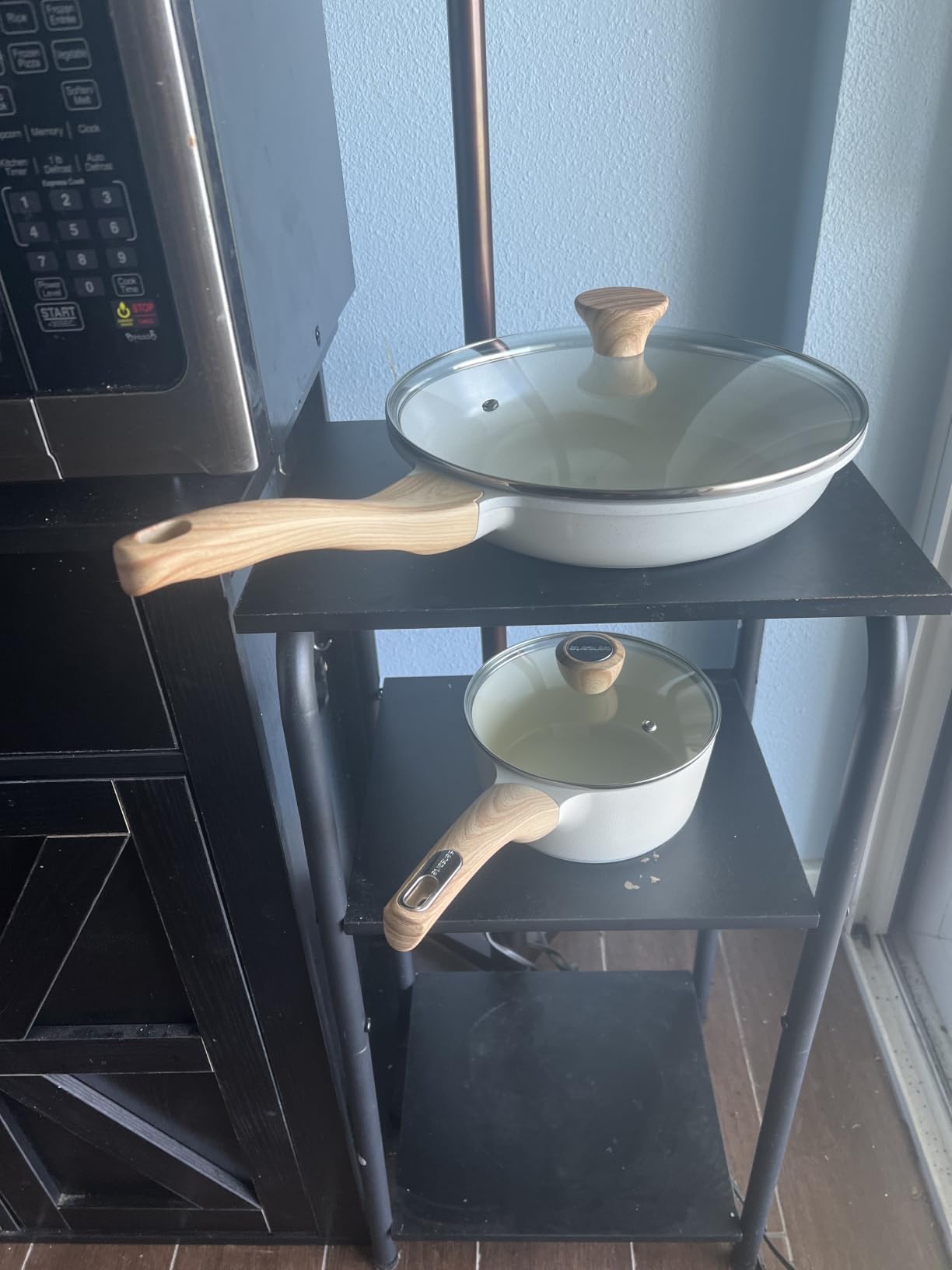 SENSARTE 11Inch Nonstick Ceramic Frying Pan with Lid, PFAS/PTFE/PFOA Free customer photo 2