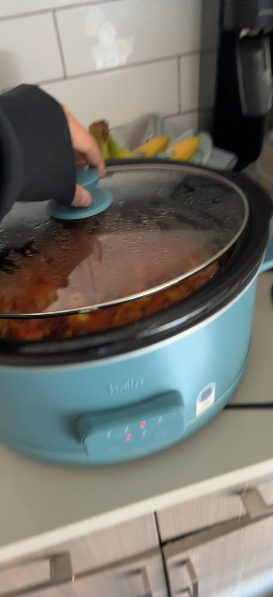 bella SAVOR 6qt Programmable Non-Toxic Slow Cooker, Oatmilk customer photo 1