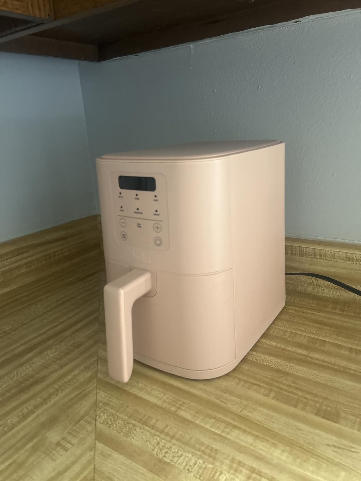 bella Fits-anywhere Slim 4qt Air Fryer, Non-Toxic Coating, Oatmilk customer photo 1