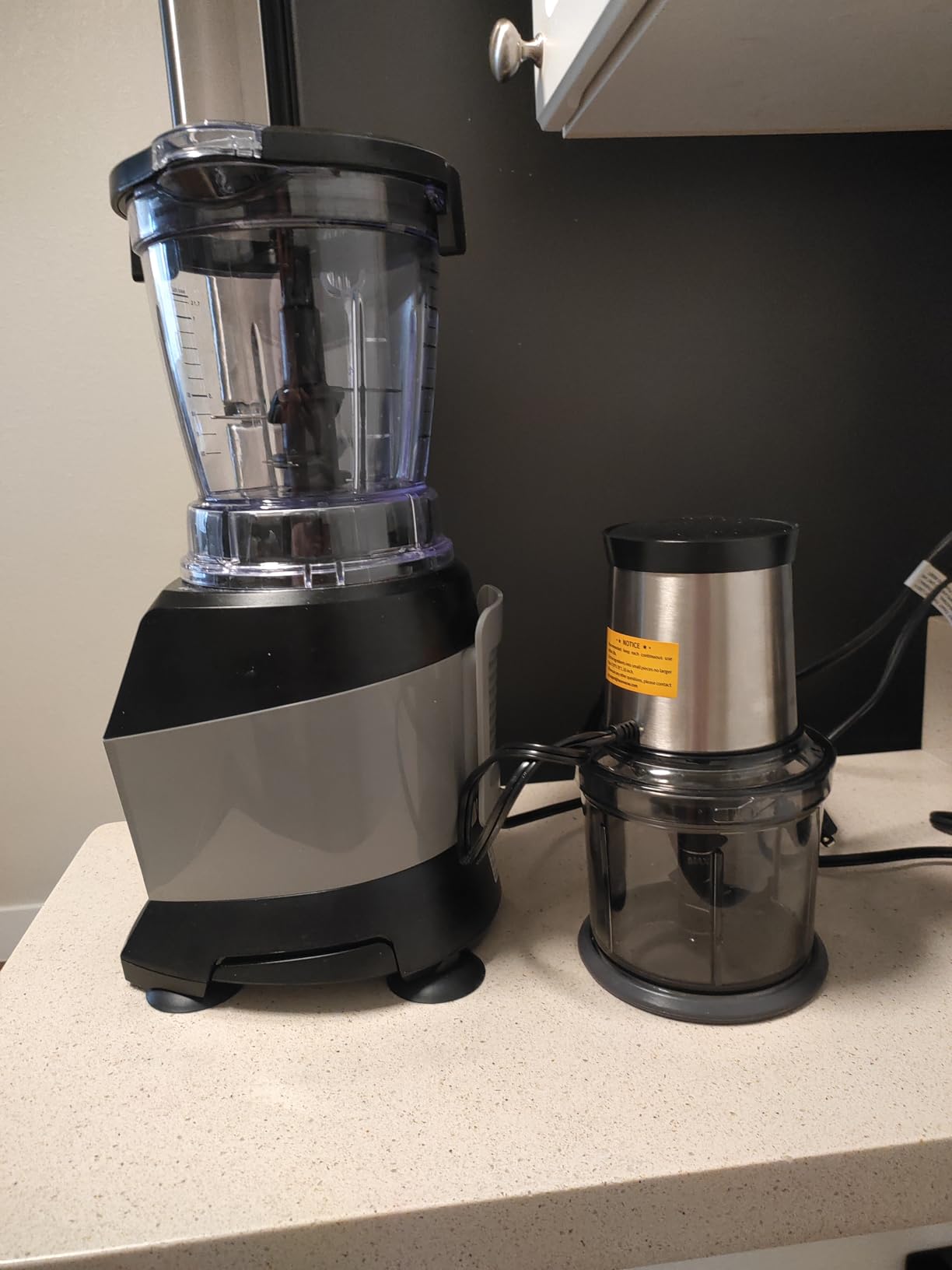 Food Processor 4 Cup, Electric Food Chopper with 2 Bowls, 2 Speed & 4 Blades customer photo 2
