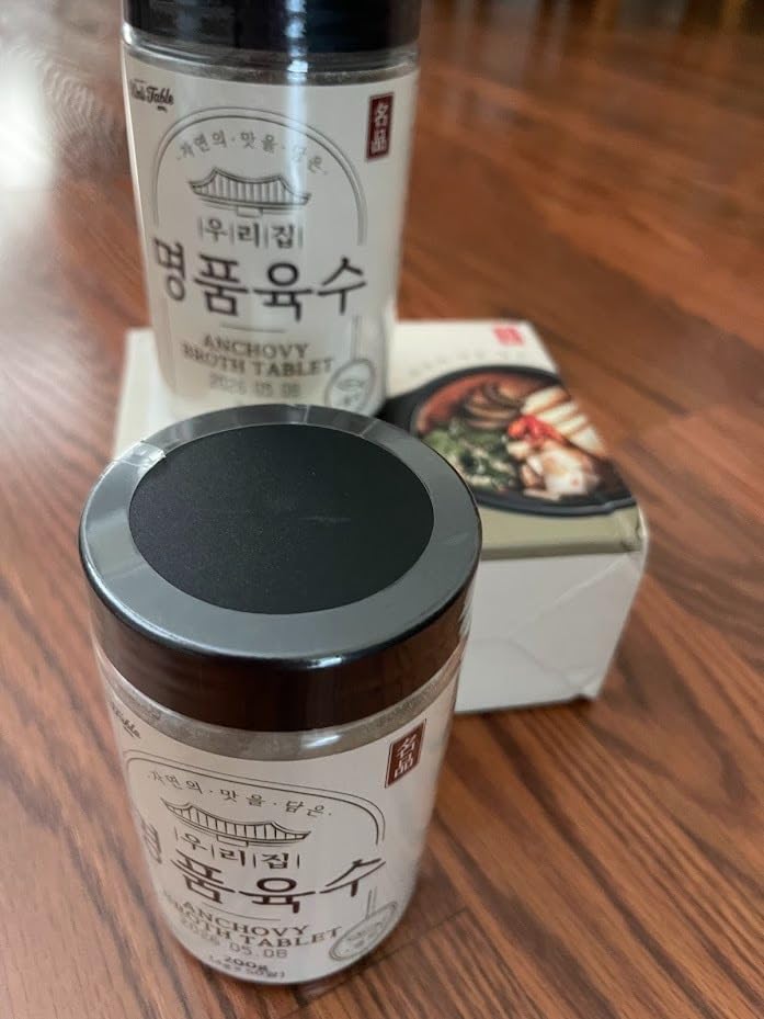 Korean Soup Broth Stock Anchovy Broth Tablet 2 Pack (4G x 100 Tablets) 14.1 OZ Big Size customer photo 1