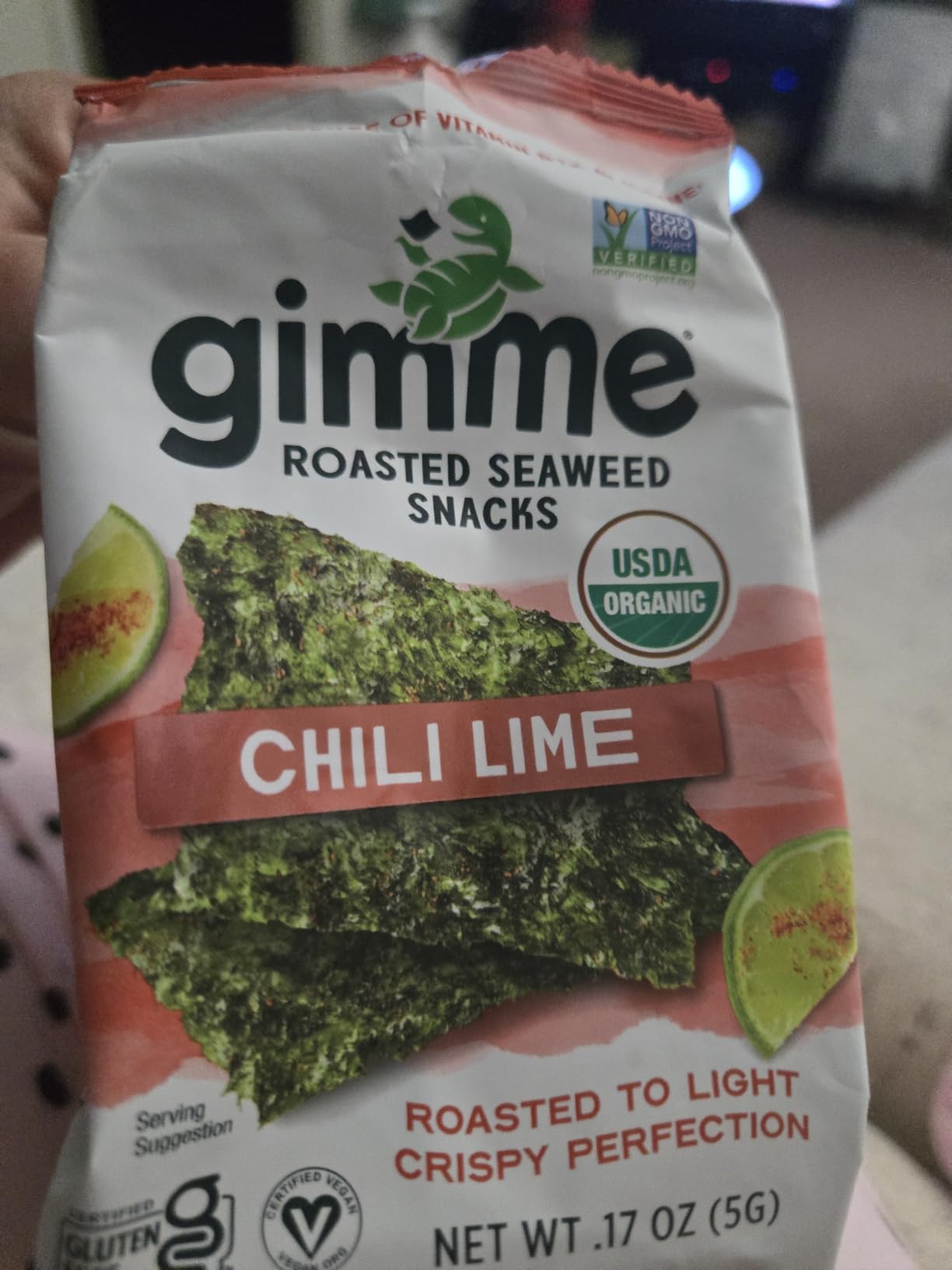 Gimme Seaweed Organic Premium Roasted Seaweed Snacks, New 6 Flavor Variety Pack, 12 Count (2 Each) Keto, Vegan, Gluten-Free customer photo 1