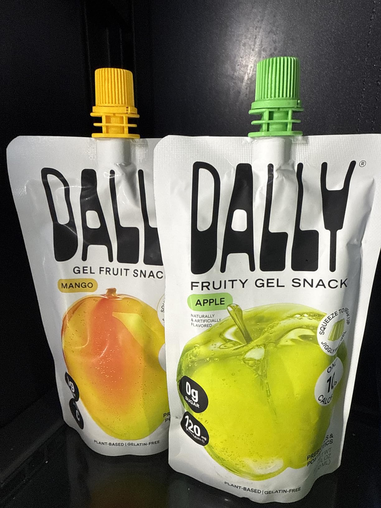 Dally Variety Konjac Jelly, Mango Peach Apple, 10 Pouches, Fruit Snack | Sugar free, keto and gluten free customer photo 2