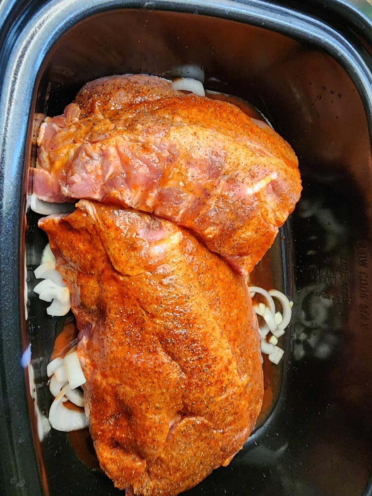 Hamilton Beach 9-in-1 6 Quart Programmable Slow Cooker | Sear, Brown, Rice, Steam, Saute, Roast, Delay Start & Keep Warm Functions | Nonstick PFAS-Free Dishwasher Safe Crock | Black customer photo 1