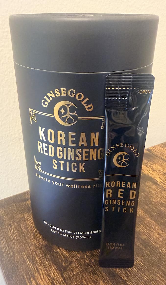 Korean Red Ginseng Extract Sticks 1,500mg | 6-Year Root Ginsenosides for Energy, Focus, Immune Support | Adaptogen Drink, Sugar-Free, Caffeine-Free | High Quality Ginseng Made in Korea customer photo 2